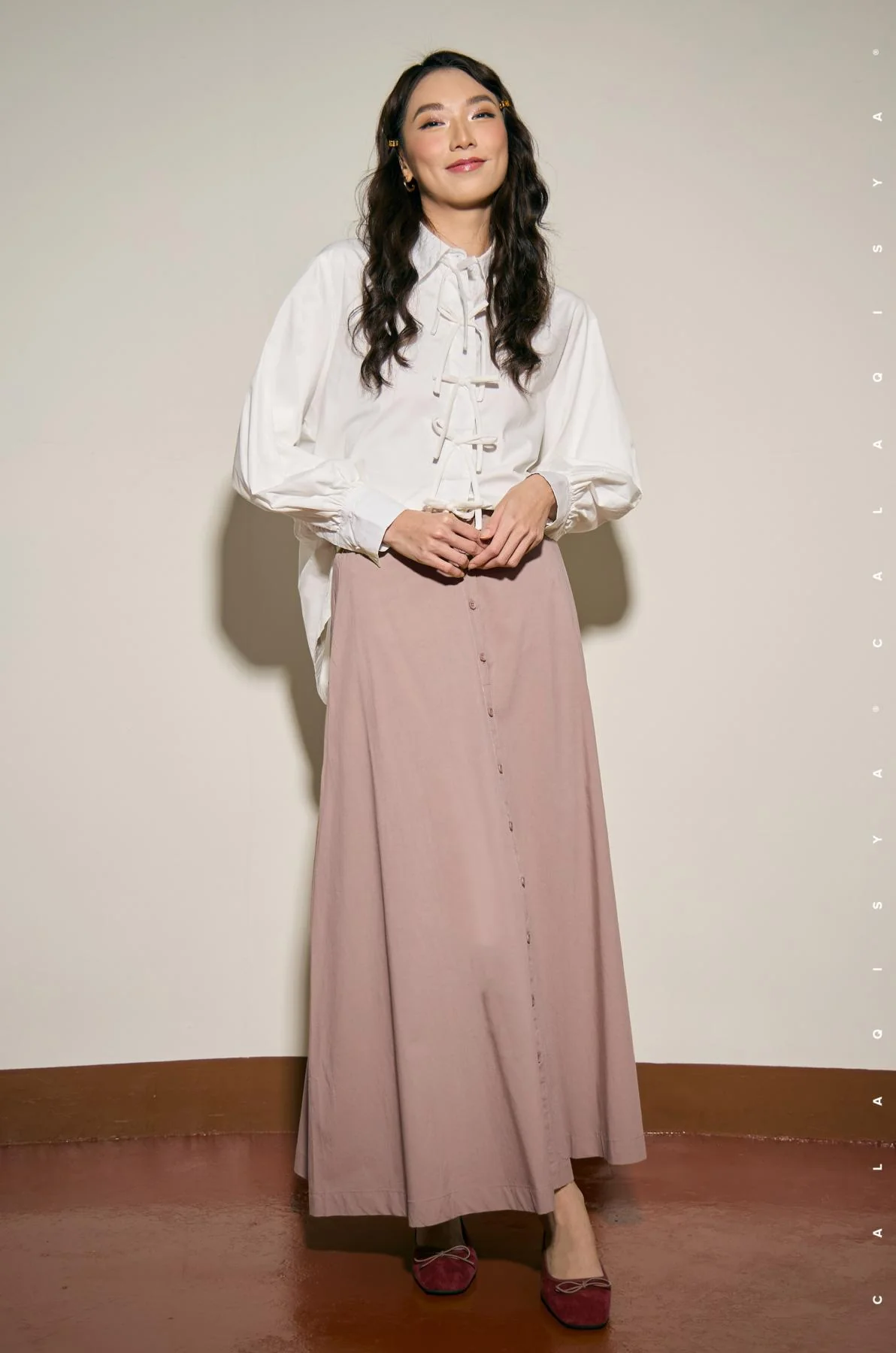 ANNE SKIRT IN ROSE DAWN - Image 3