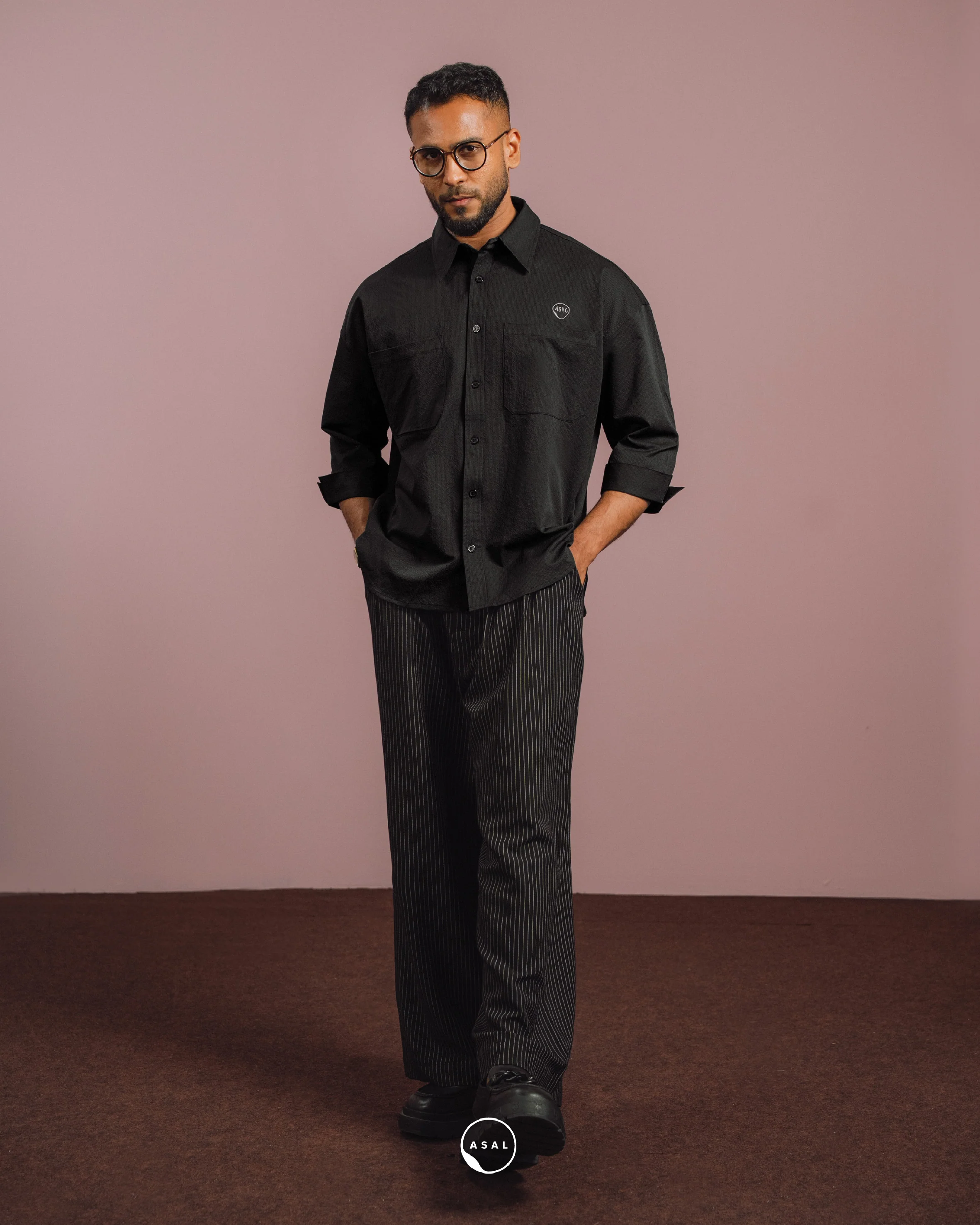 ASAL BRULEE SHIRT IN BLACK - Image 3