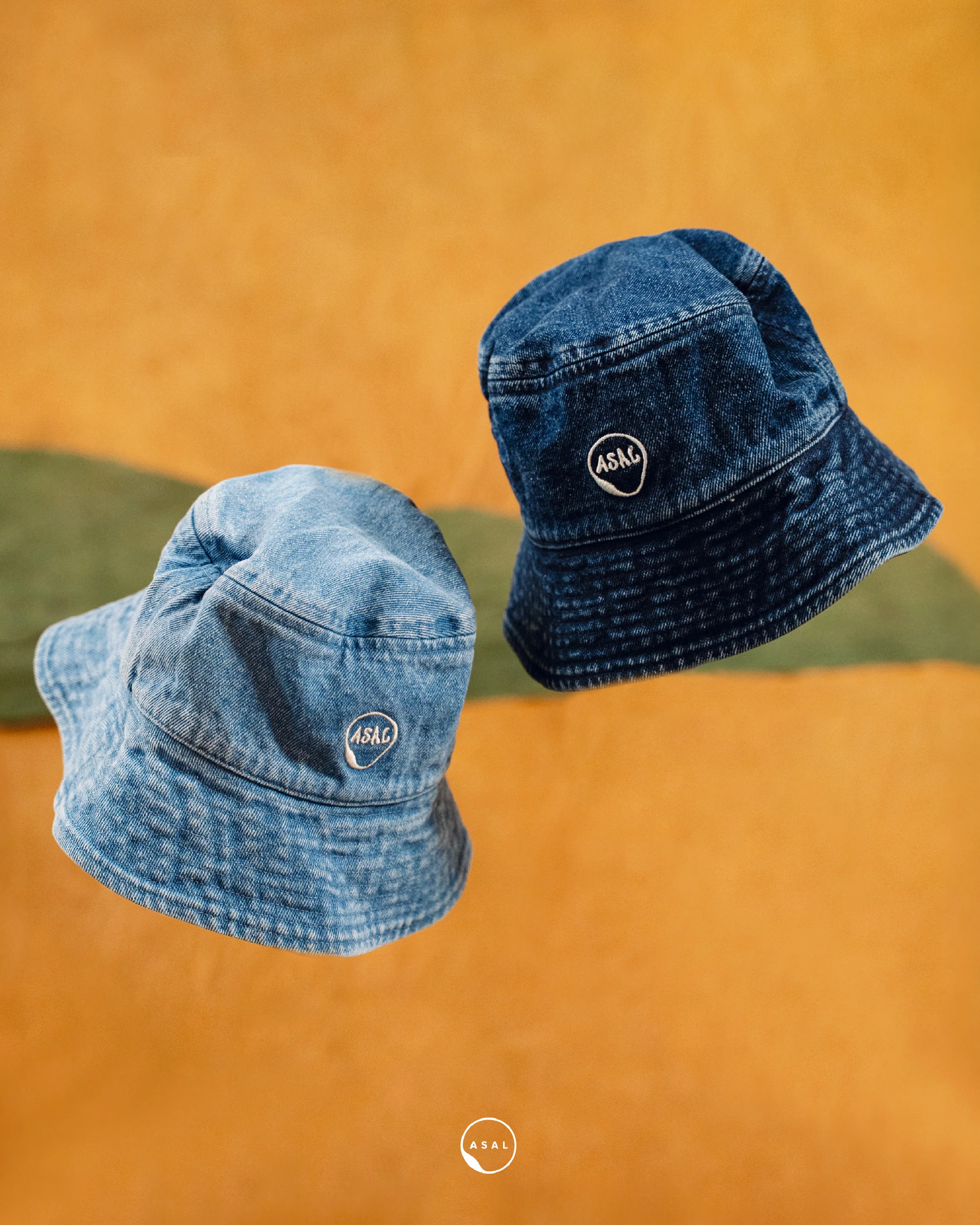 ASAL BUCKET HAT IN MEDIUM BLUE DENIM - Image 3
