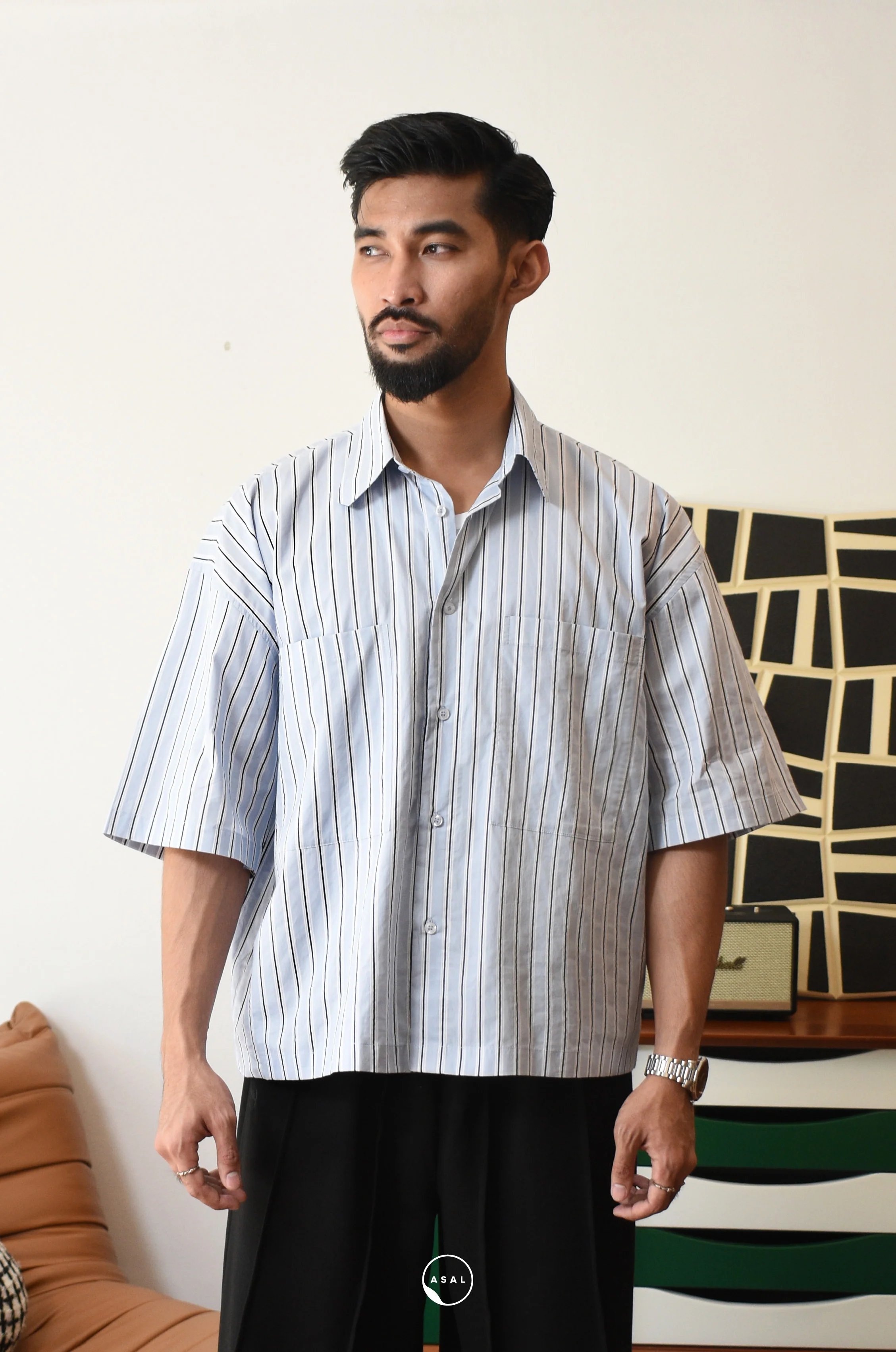 ASAL CREW CROP SHIRT IN AC05