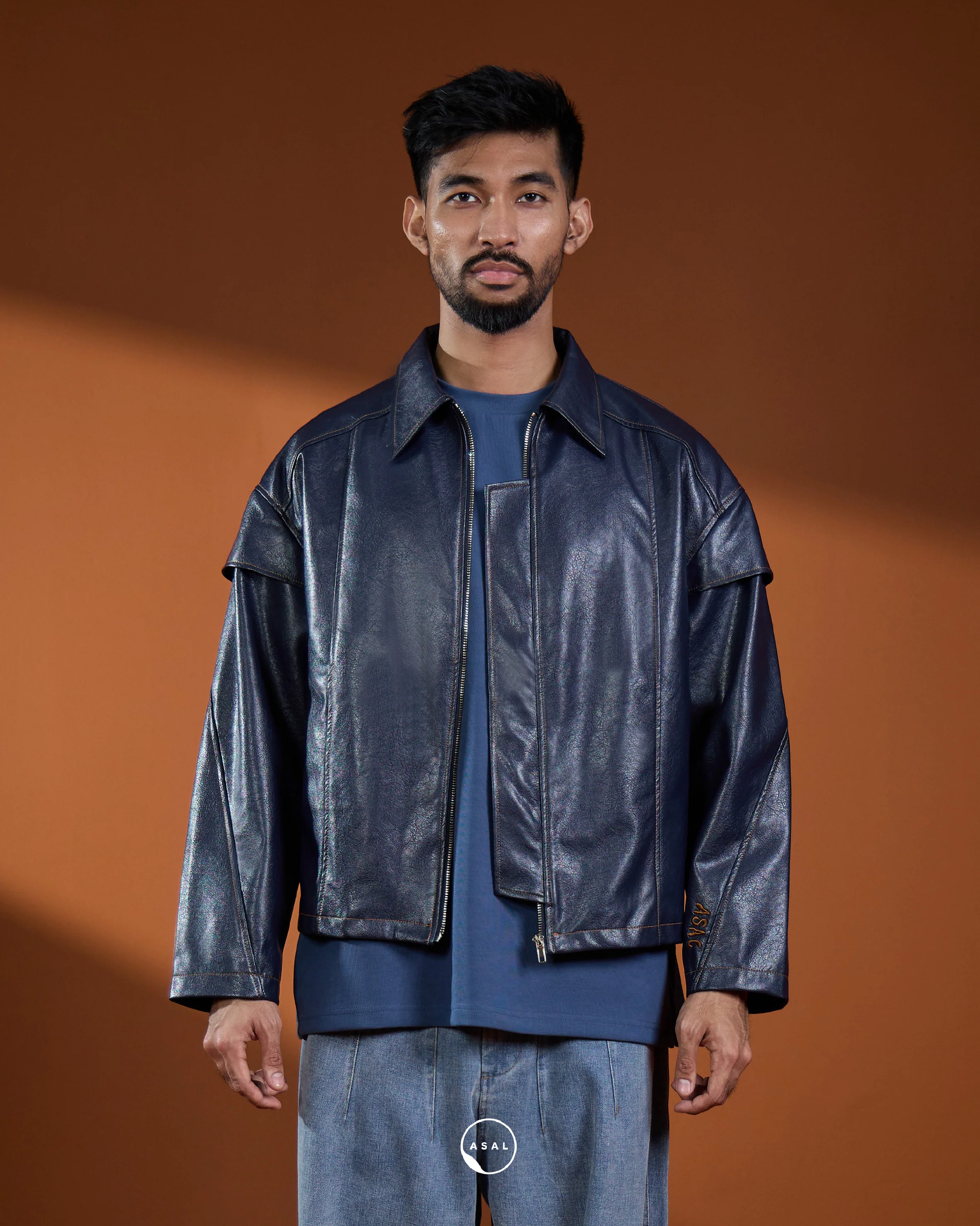 ASAL KLFW TALGAT CROP JACKET IN ECLIPSE