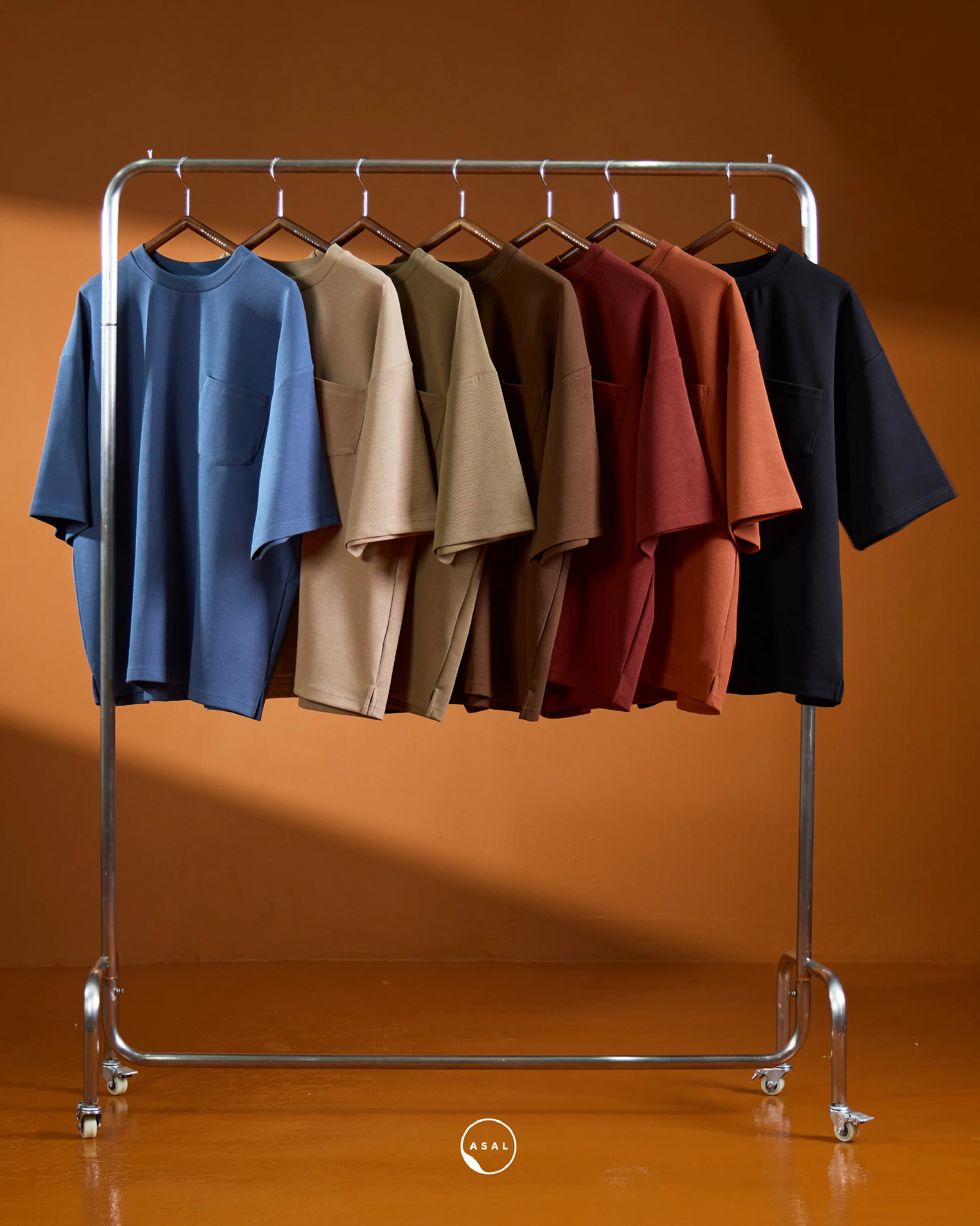 LEOS OVERSIZED T-SHIRT (HEAVY) IN BRUSH - Image 3