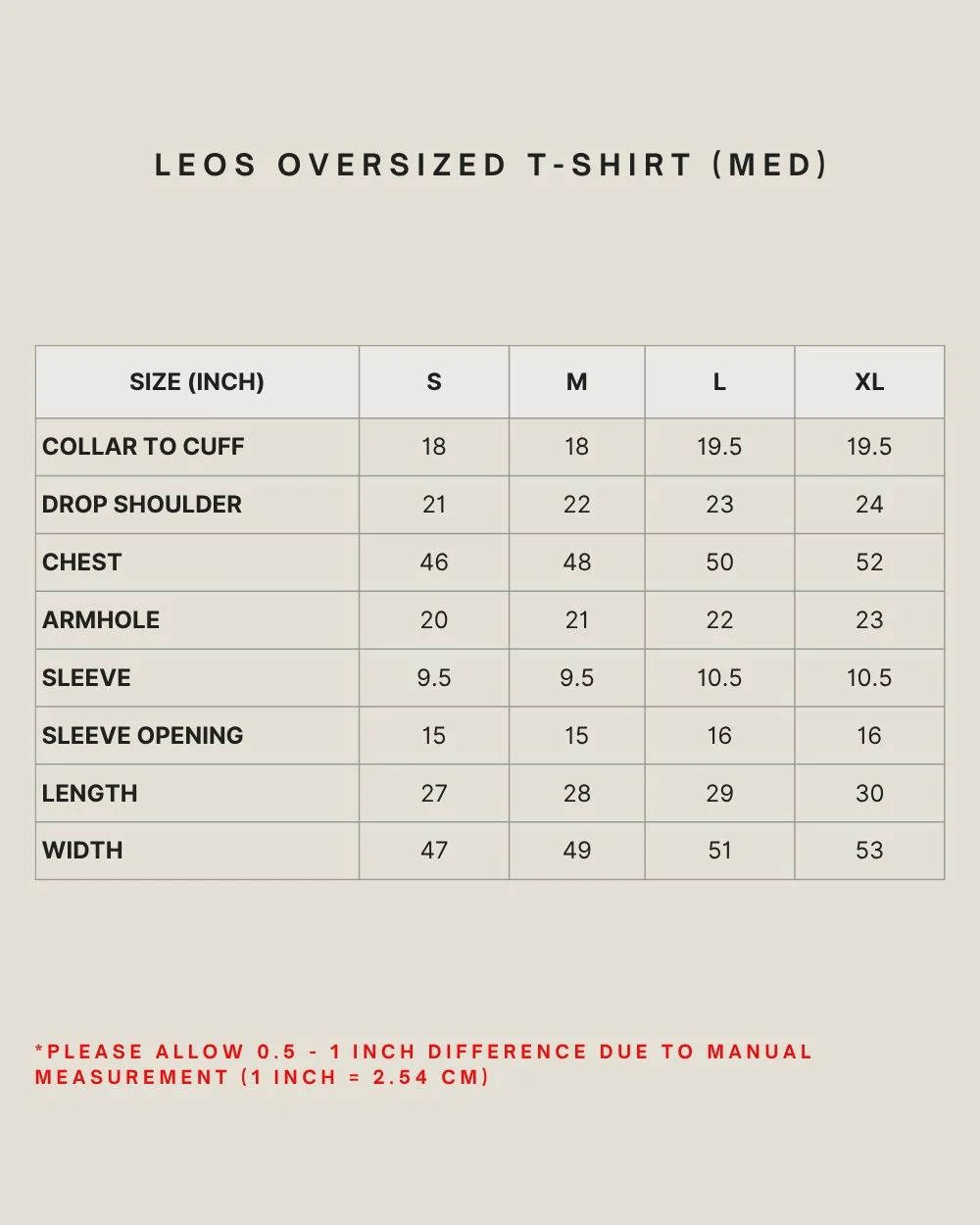 ASAL LEOS OVERSIZED T-SHIRT (MED) IN OFF WHITE - Image 5