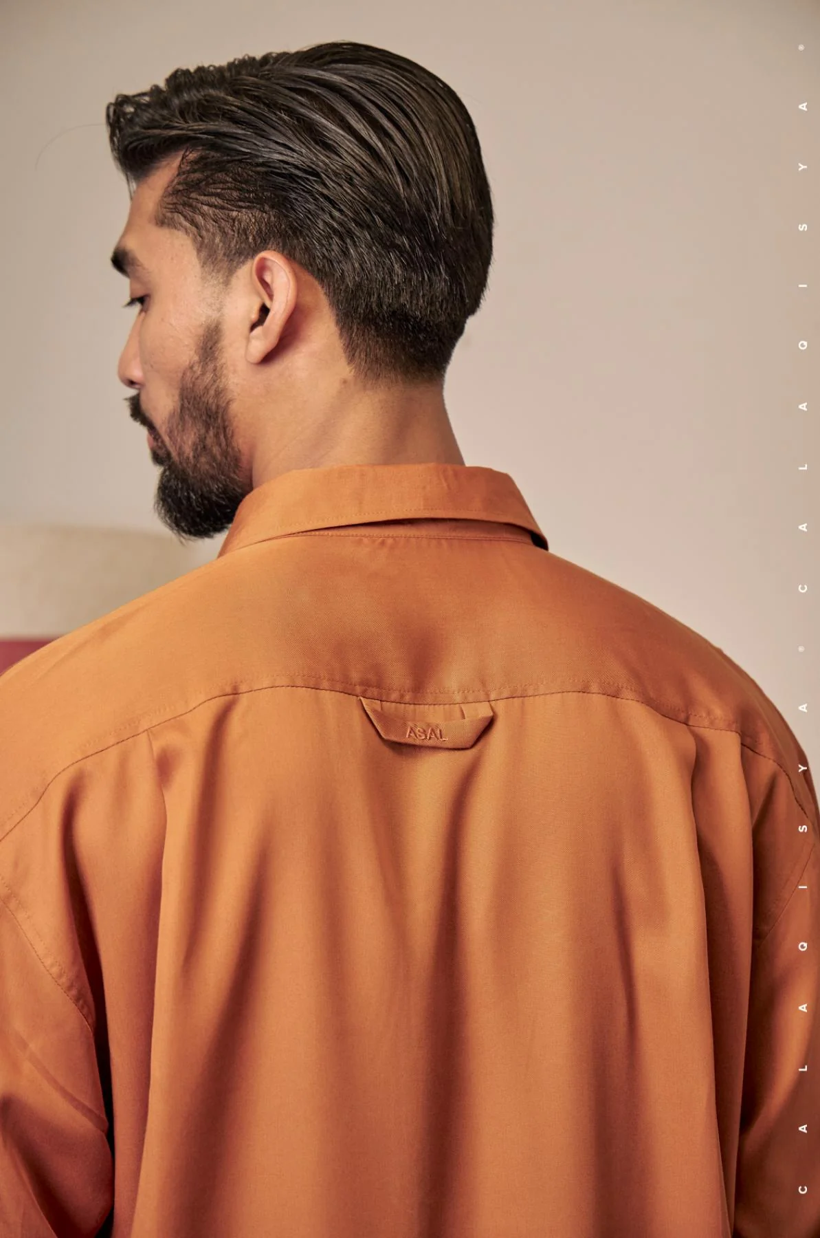 ASAL LOUNGE LOOSE SHIRT IN MARMALADE - Image 3