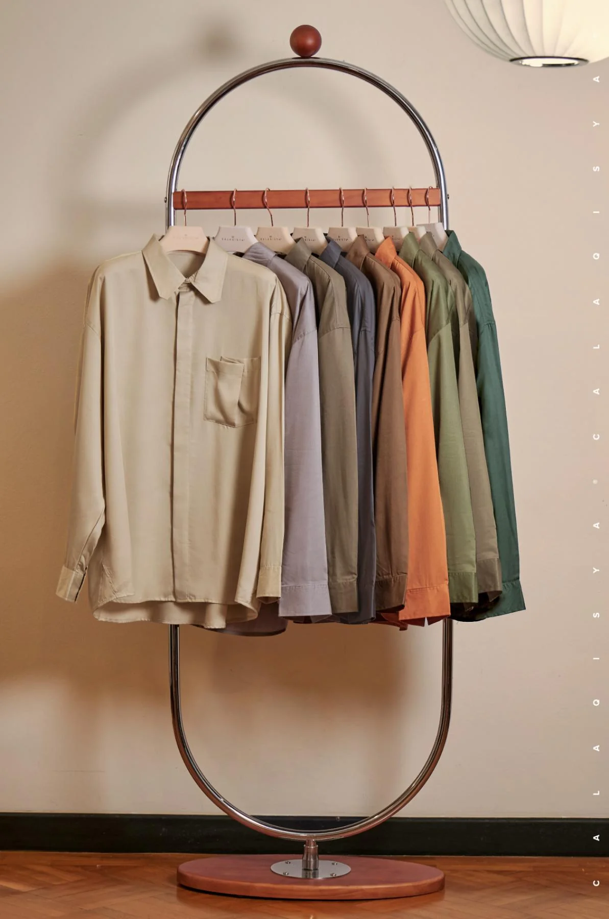 ASAL LOUNGE LOOSE SHIRT IN PISTACHIO SHELL - Image 4