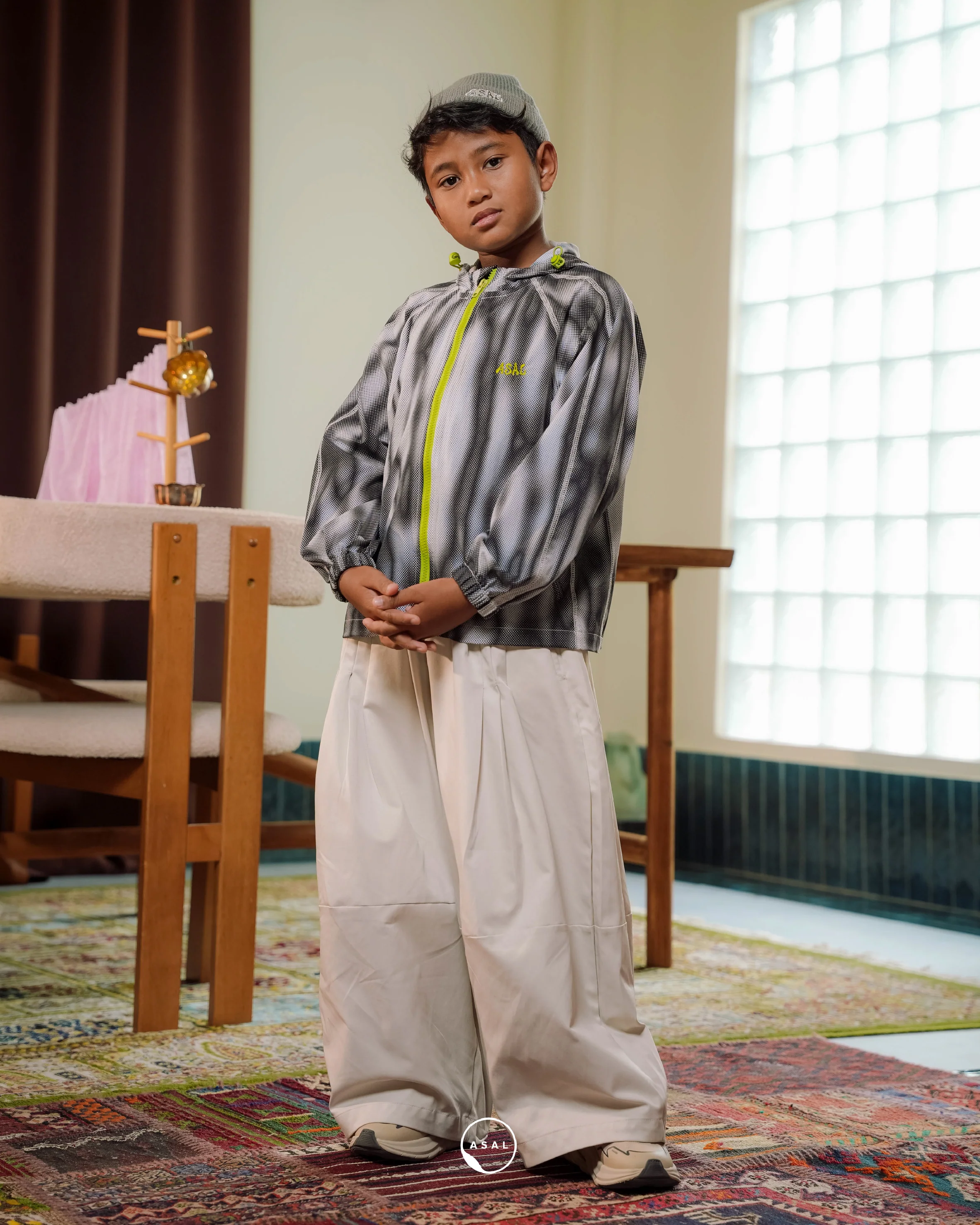 ASAL STORM WINDBREAKER KIDS IN BLACK - Image 3