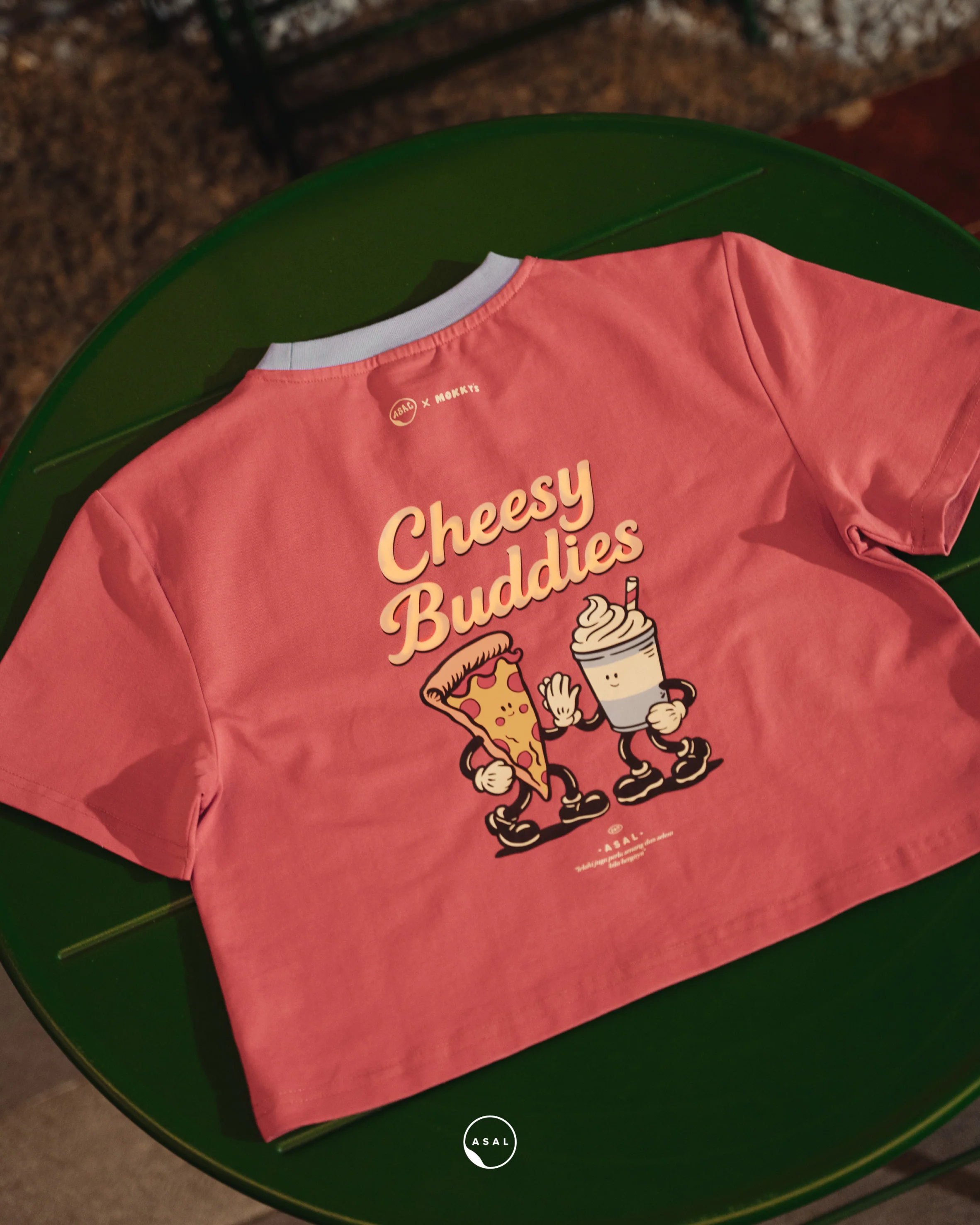 ASAL X MOKKY'S LEOS CHEESE AND CHINO KIDS IN CARDINAL - Image 4