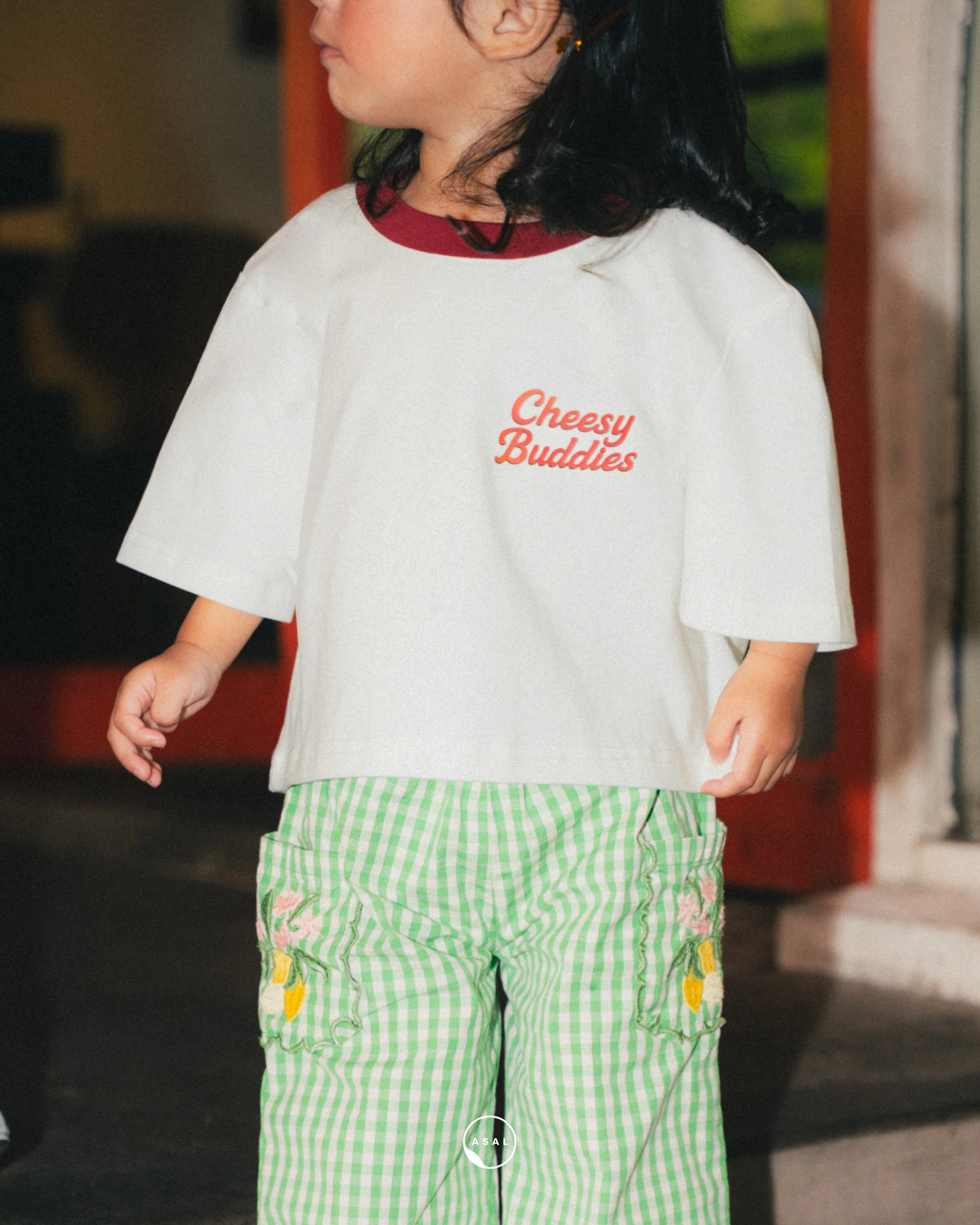 ASAL X MOKKY'S LEOS CHEESE AND CHINO KIDS IN OFF WHITE - Image 3