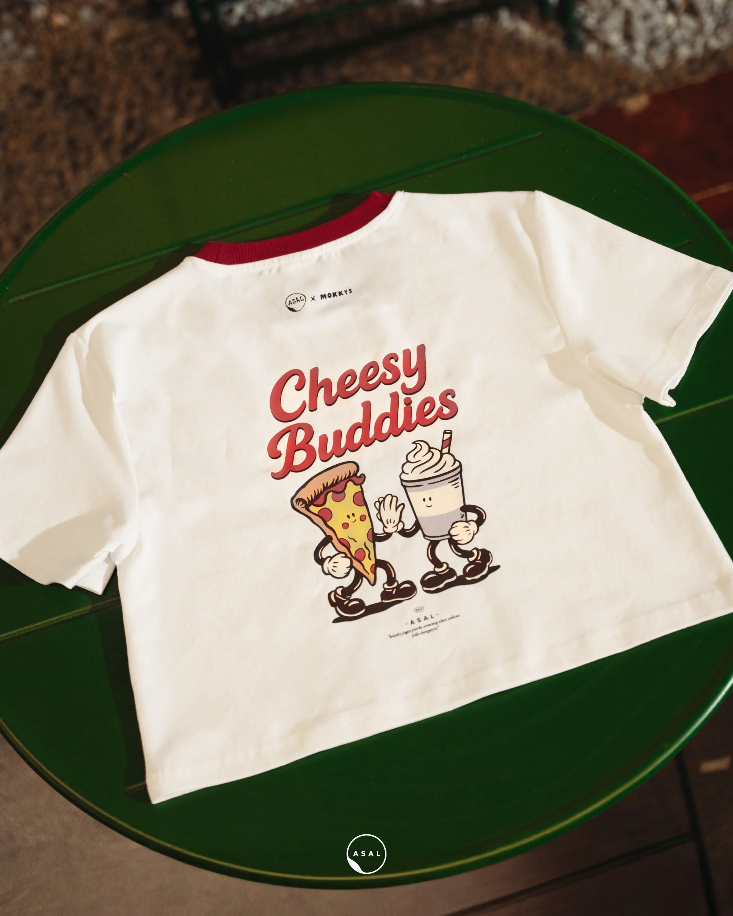 ASAL X MOKKY'S LEOS CHEESE AND CHINO KIDS IN OFF WHITE - Image 4