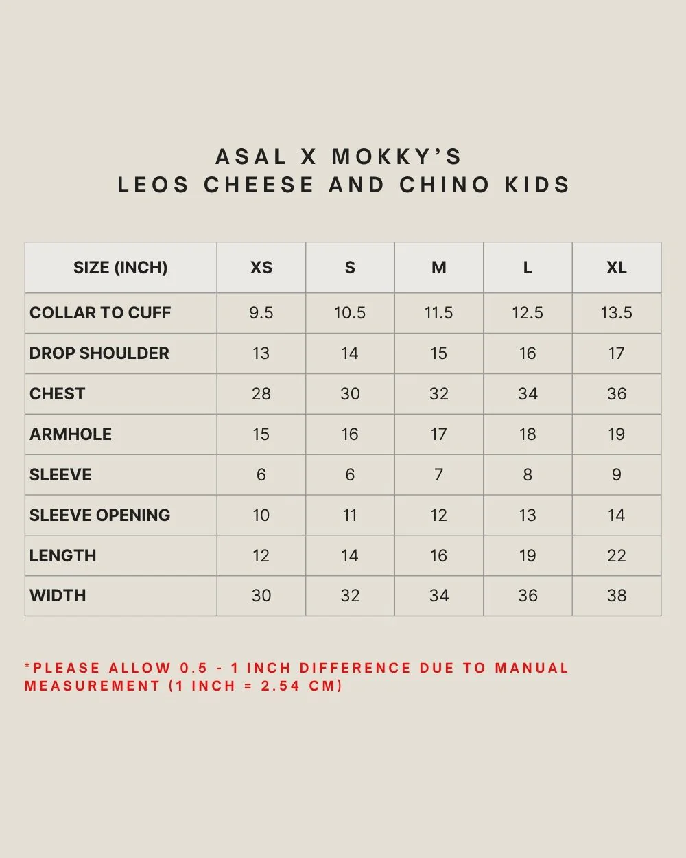 ASAL X MOKKY'S LEOS CHEESE AND CHINO KIDS IN OFF WHITE - Image 6
