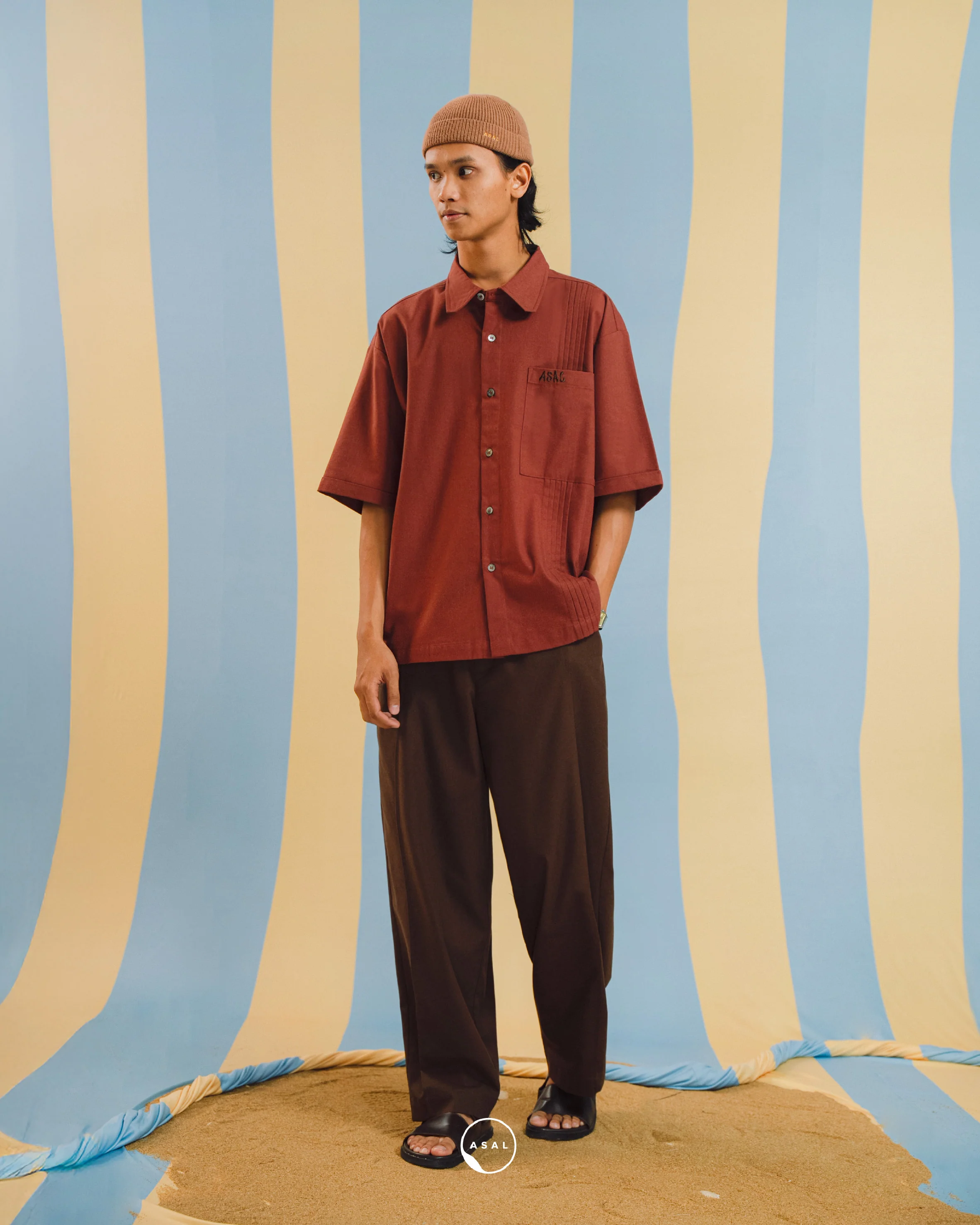 BAYU ARCADIA PANTS IN PUCE