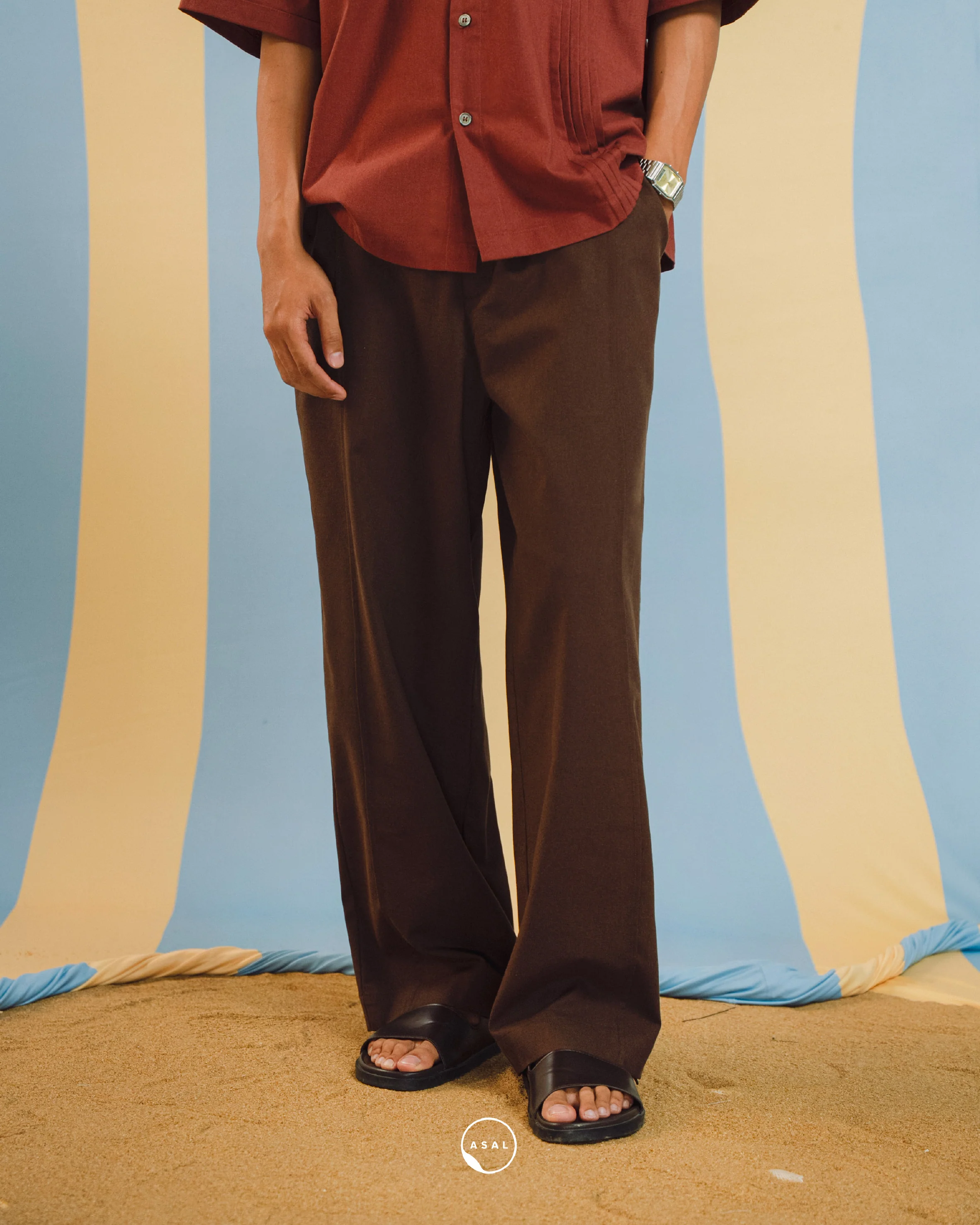 BAYU ARCADIA PANTS IN PUCE - Image 2