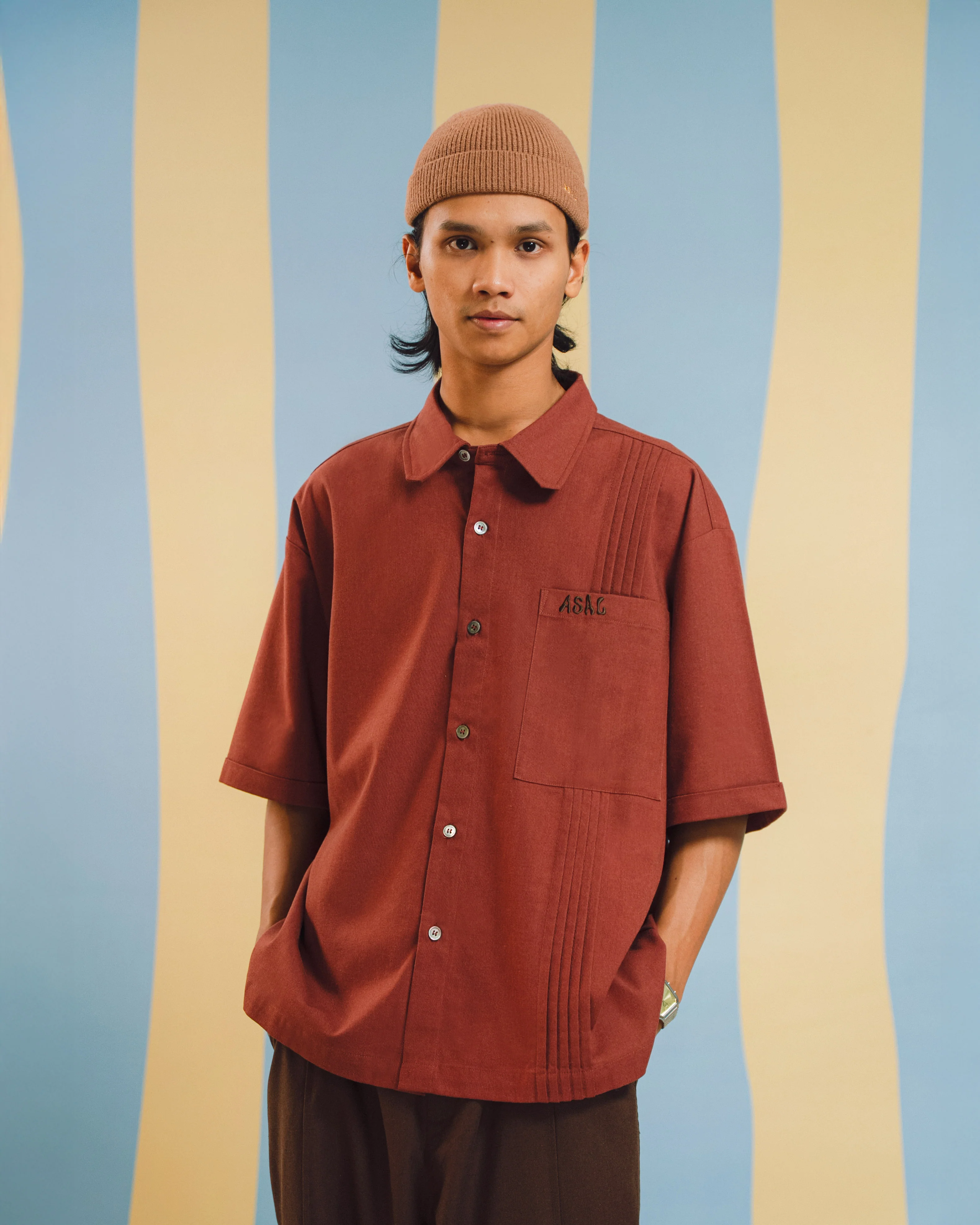 BAYU ARCADIA TOP IN FIRED BRICK - Image 3