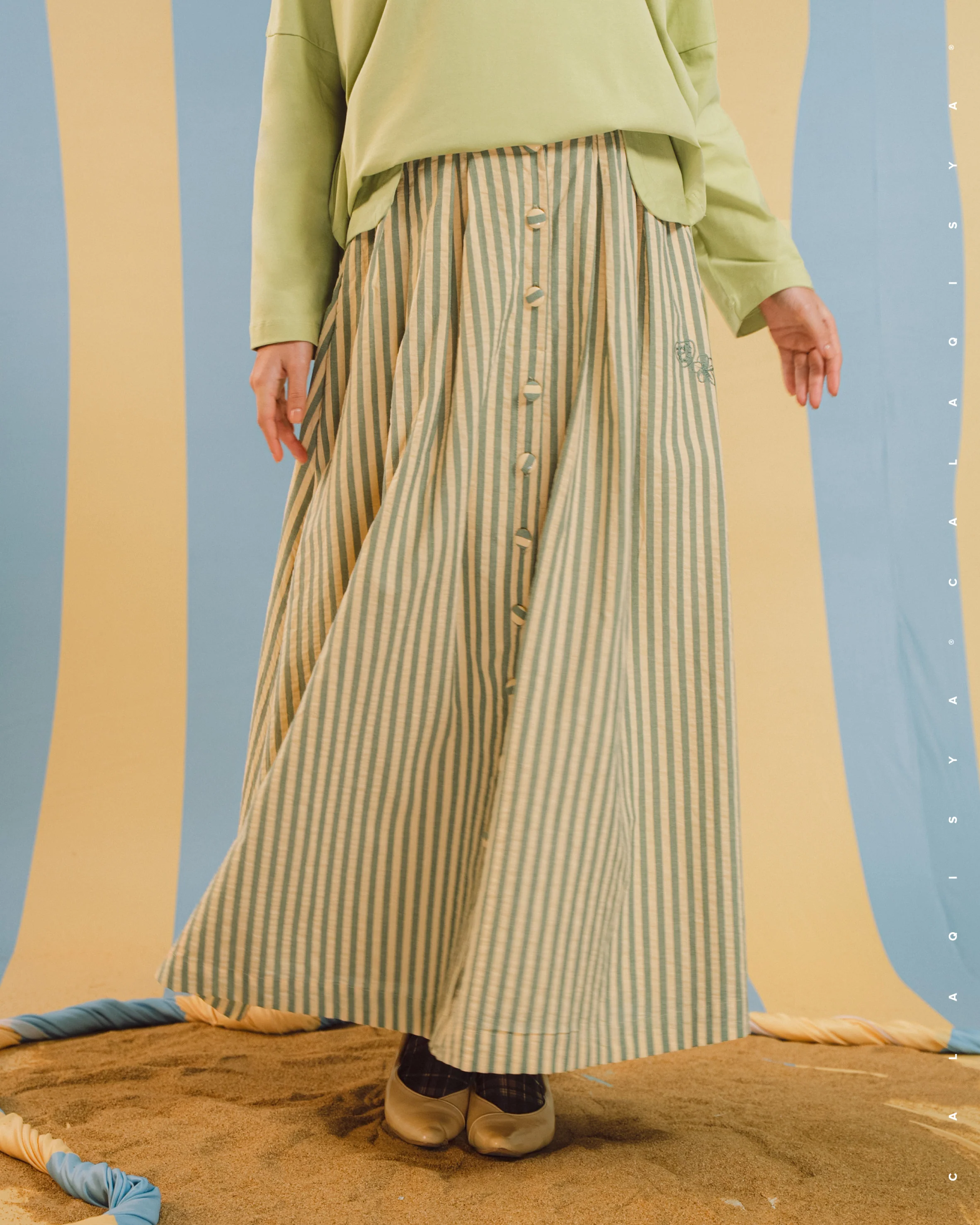 BAYU LAYAR SKIRT IN AS09