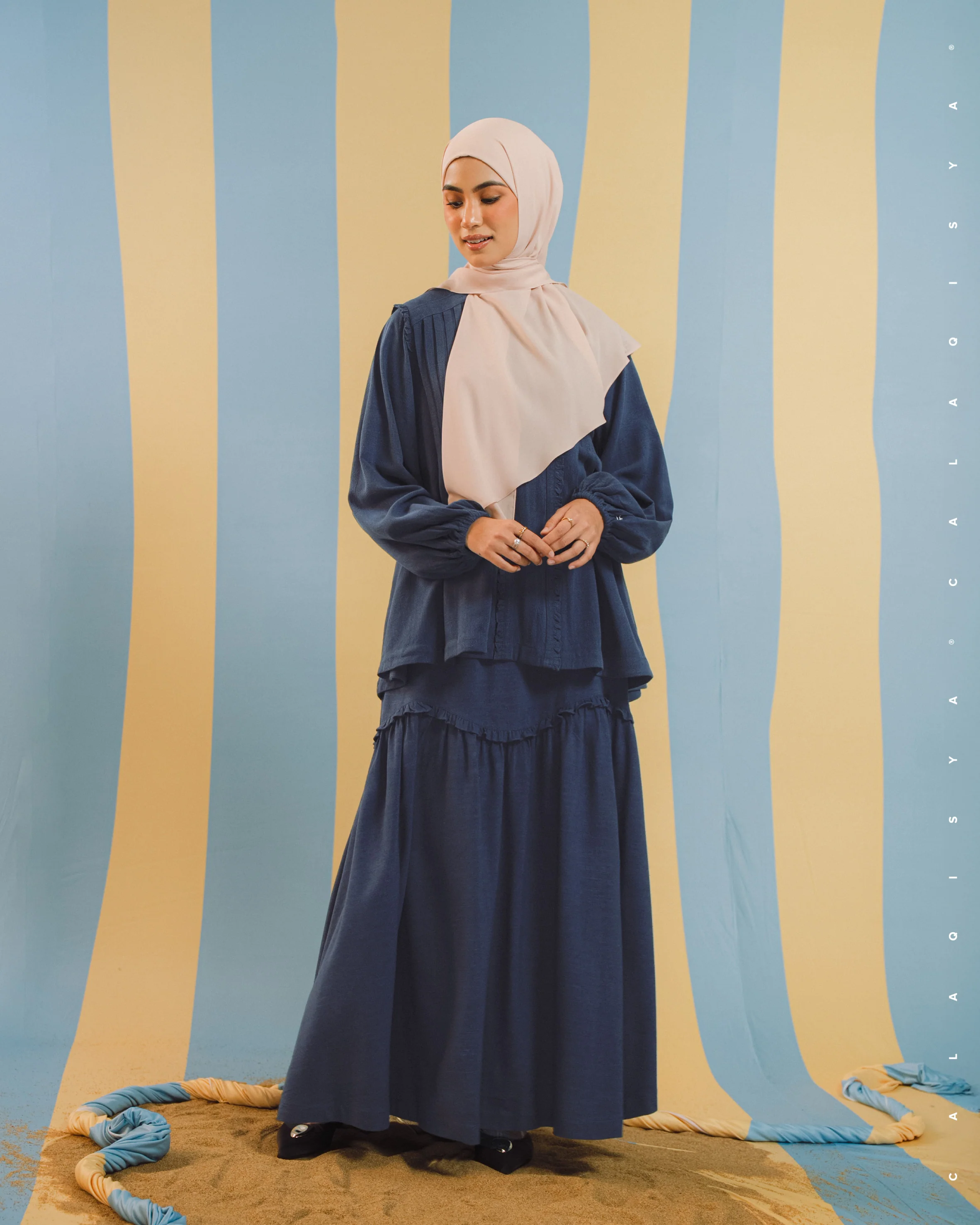 BAYU MANOR SKIRT IN PEACOAT - Image 2