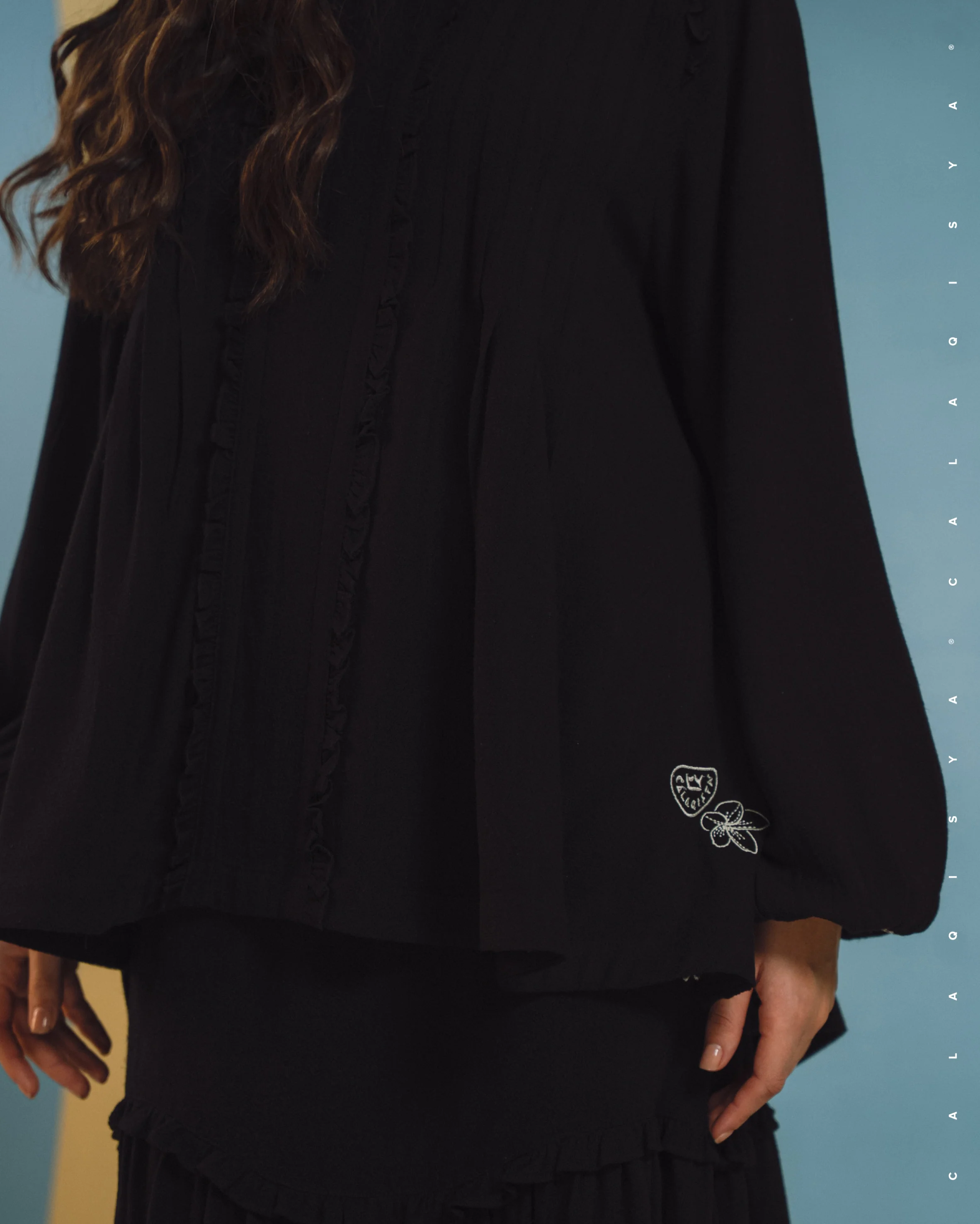 BAYU MANOR TOP IN BLACK - Image 3