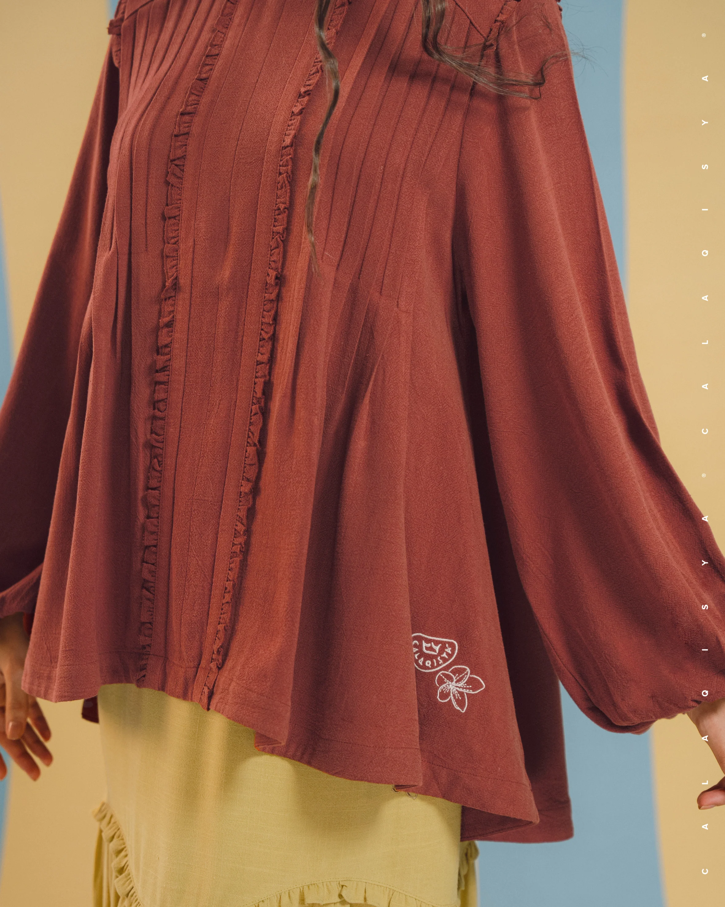 BAYU MANOR TOP IN SUMMER FIG - Image 3