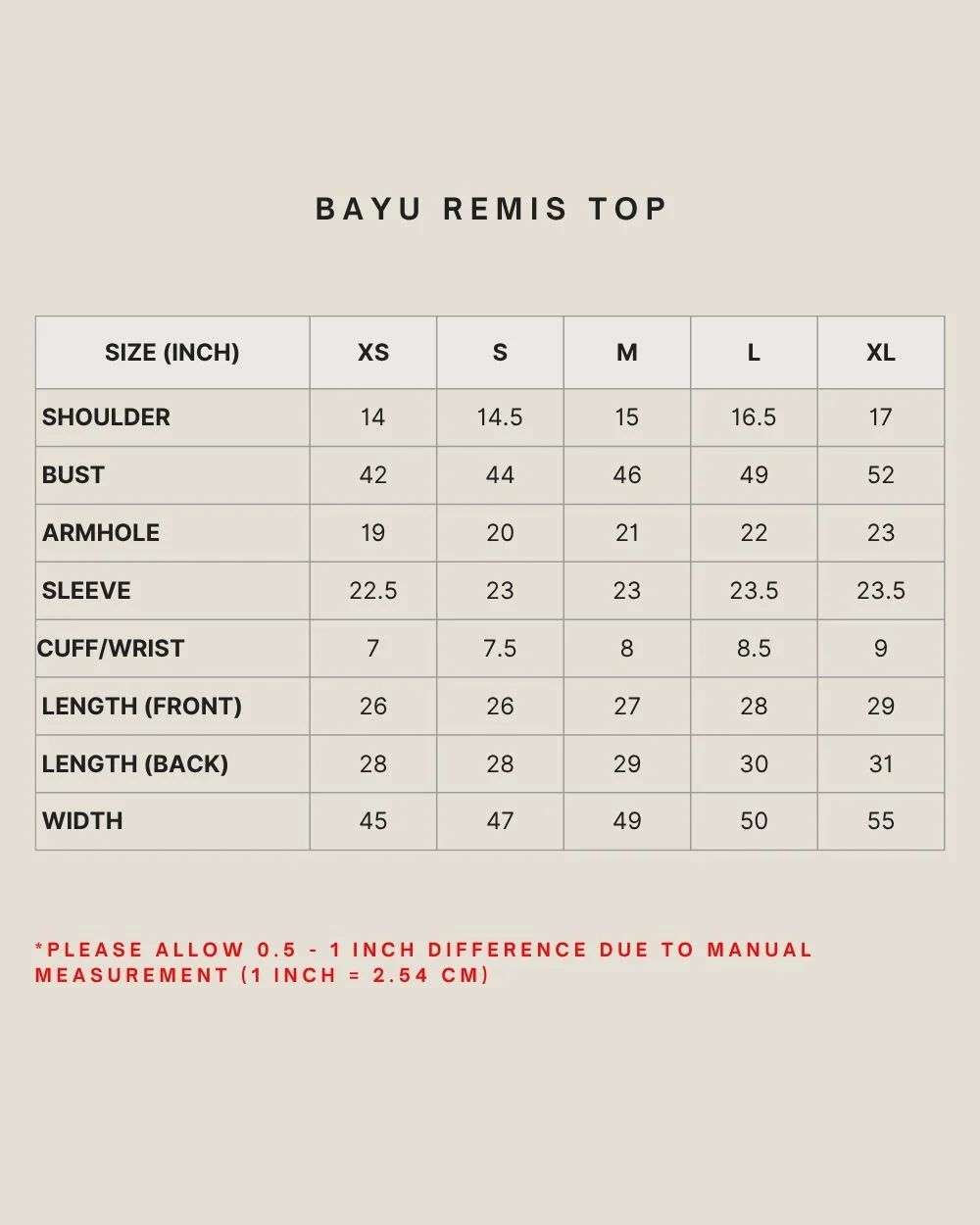 BAYU REMIS TOP IN RHYTHMIC RED - Image 5