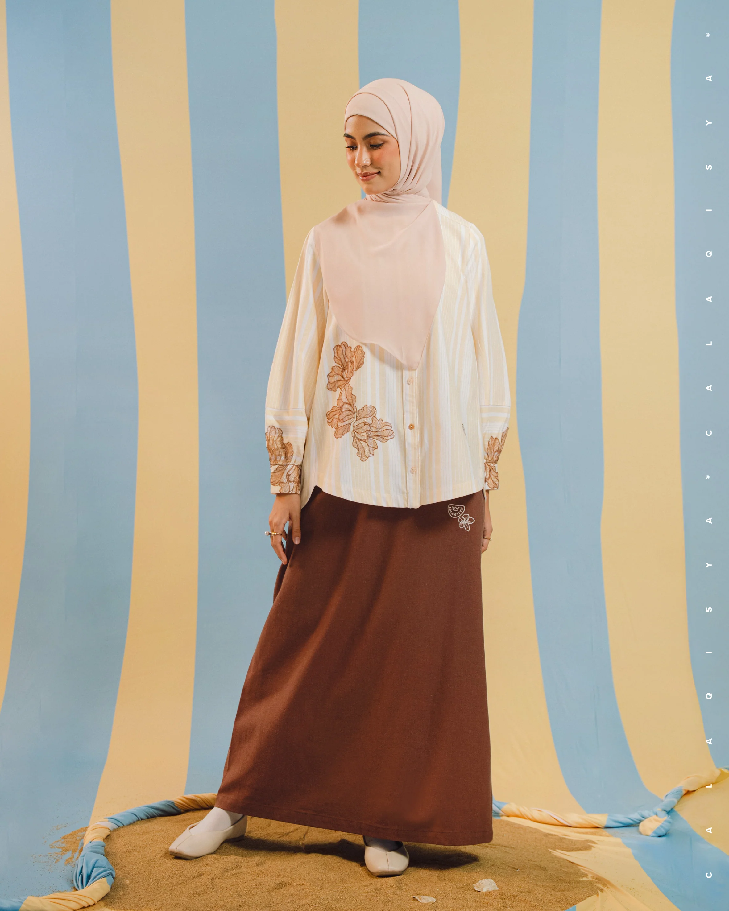 BAYU SENTUH SKIRT IN SABLE - Image 2
