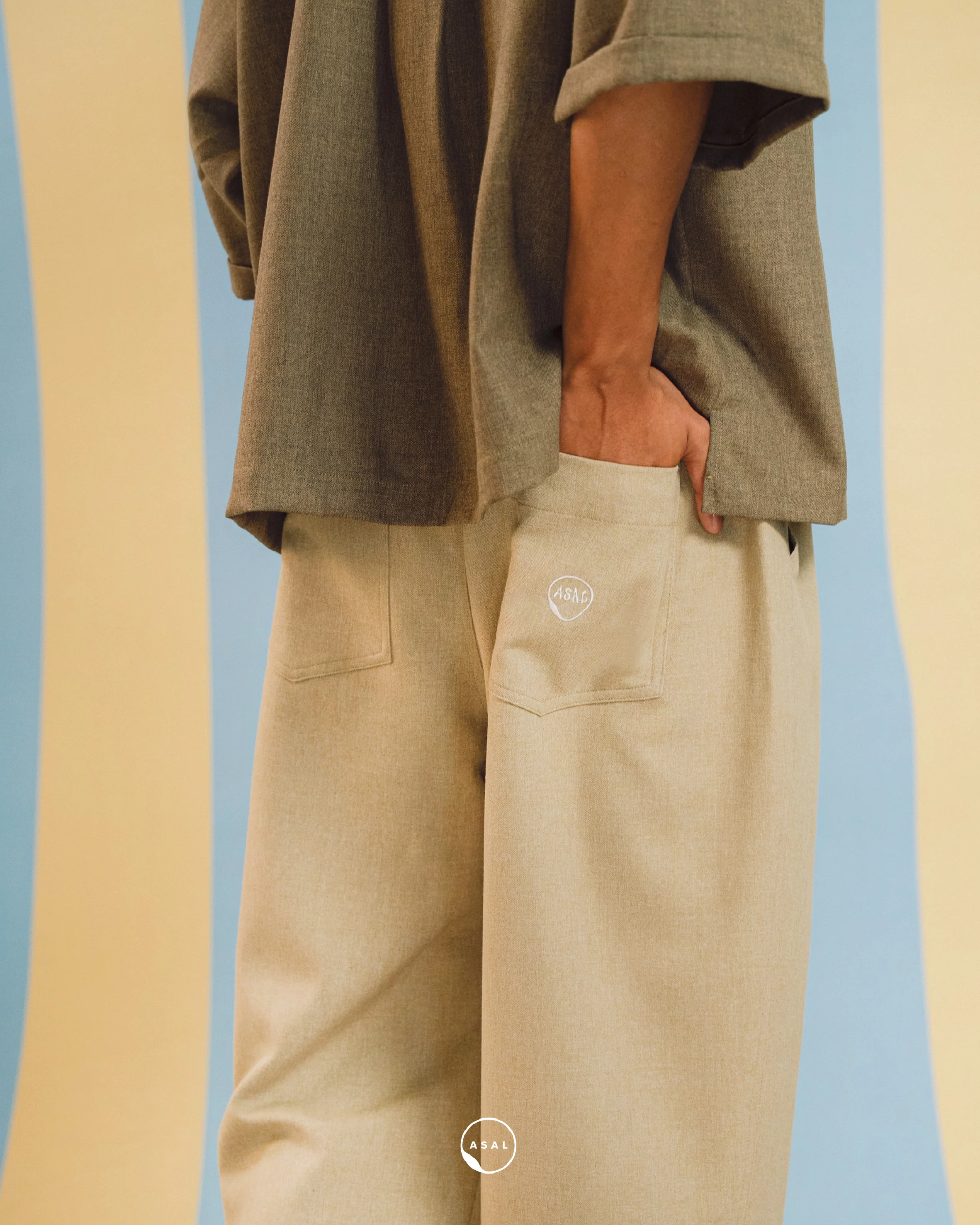 BAYU SWAY PANTS IN CROISSANT - Image 3