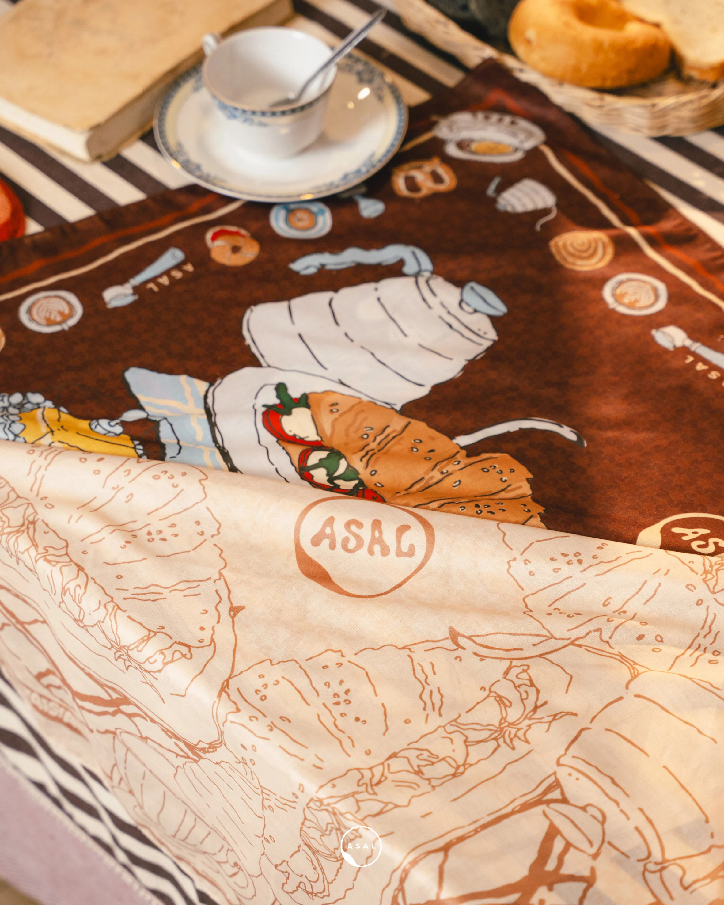 BFSCT ASAL SCARF IN HOT CHOCOLATE - Image 5