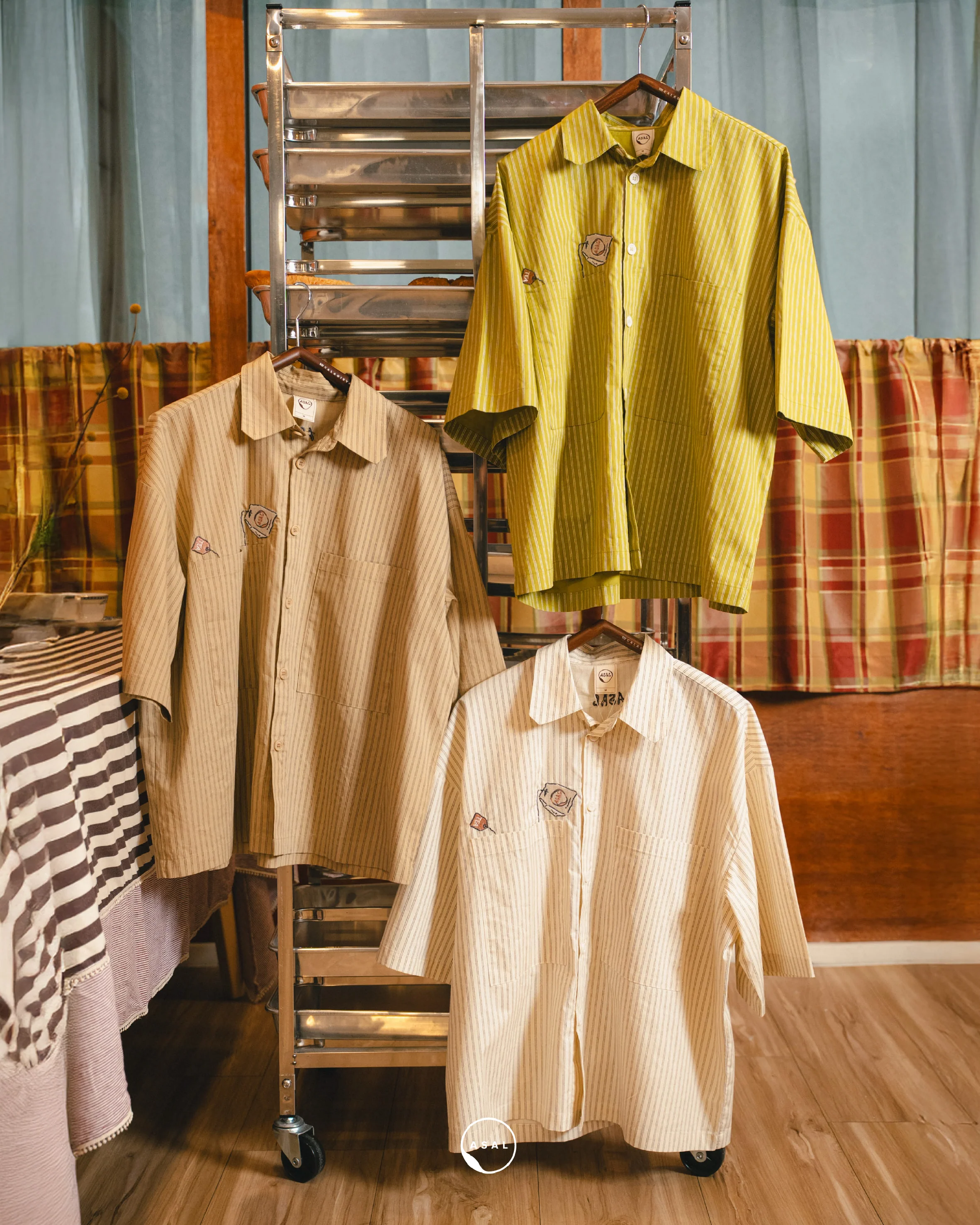 BFSCT TEA BAG SHIRT IN BUTTERCREAM - Image 3