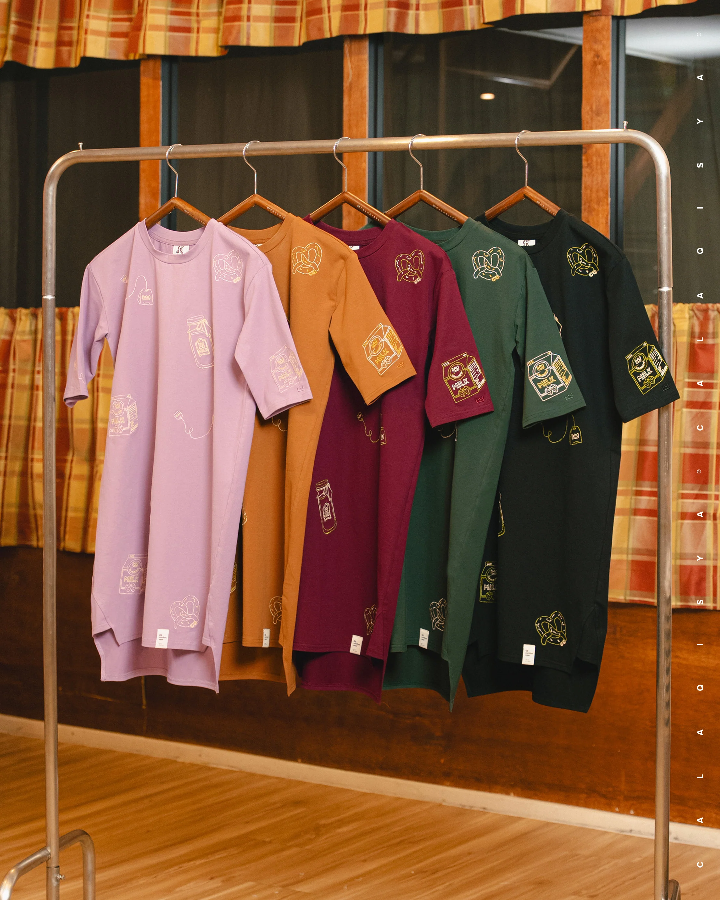 BFSCT CLOUD SHIRT DRESS KIDS IN FOREST RIVER - Image 3