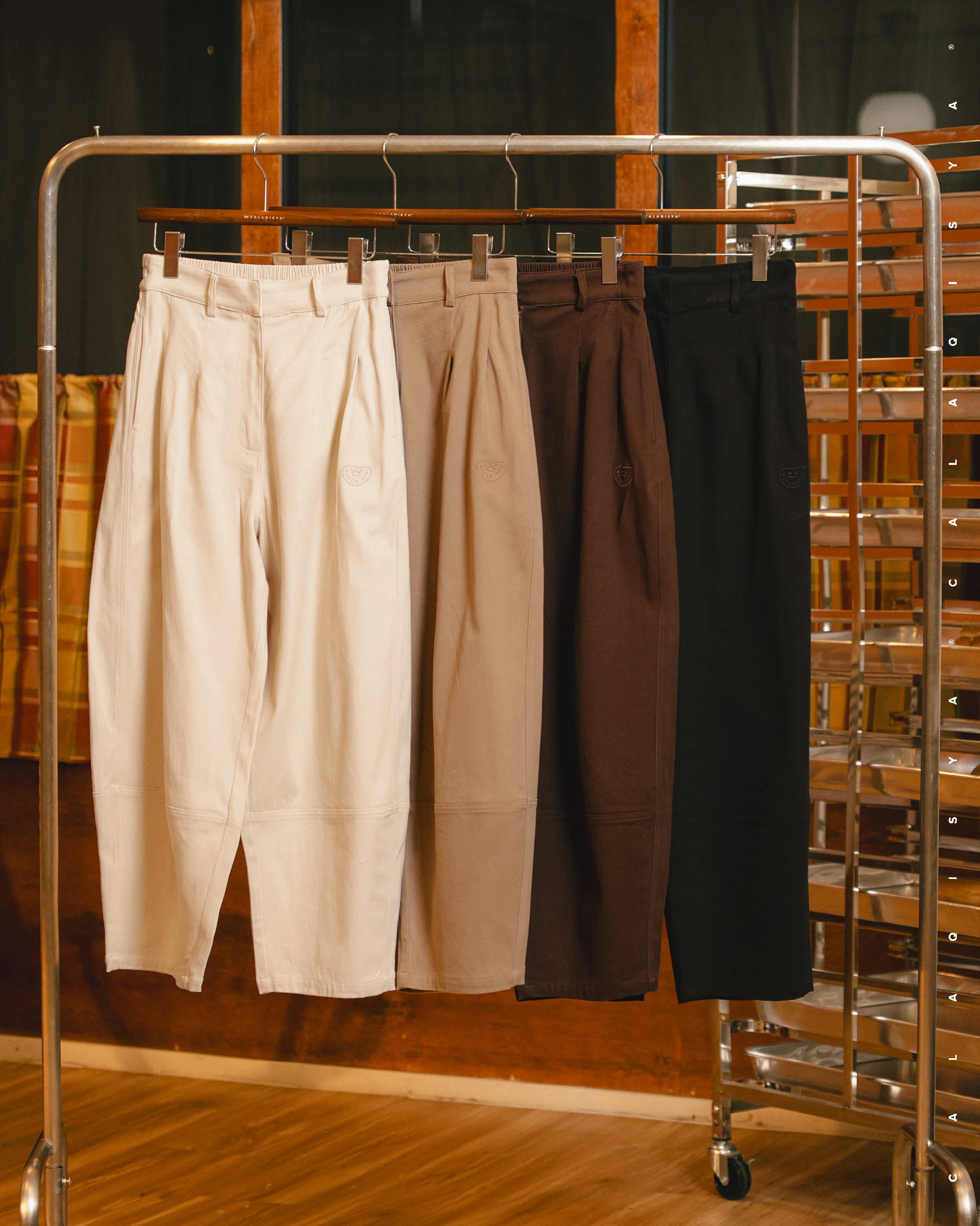 BFSCT COCOON PANTS IN BITTER CHOCOLATE - Image 4