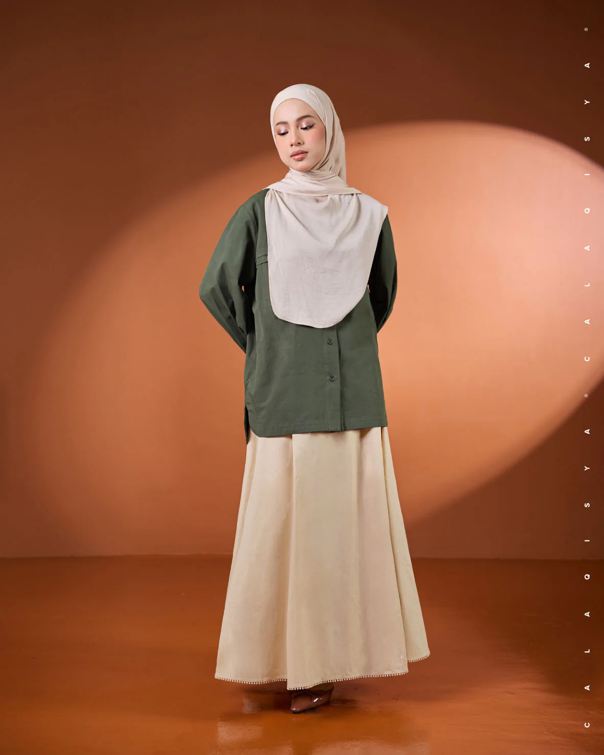 BLOOM TULIP SKIRT IN DAWN (FULLY LINED) - Image 2