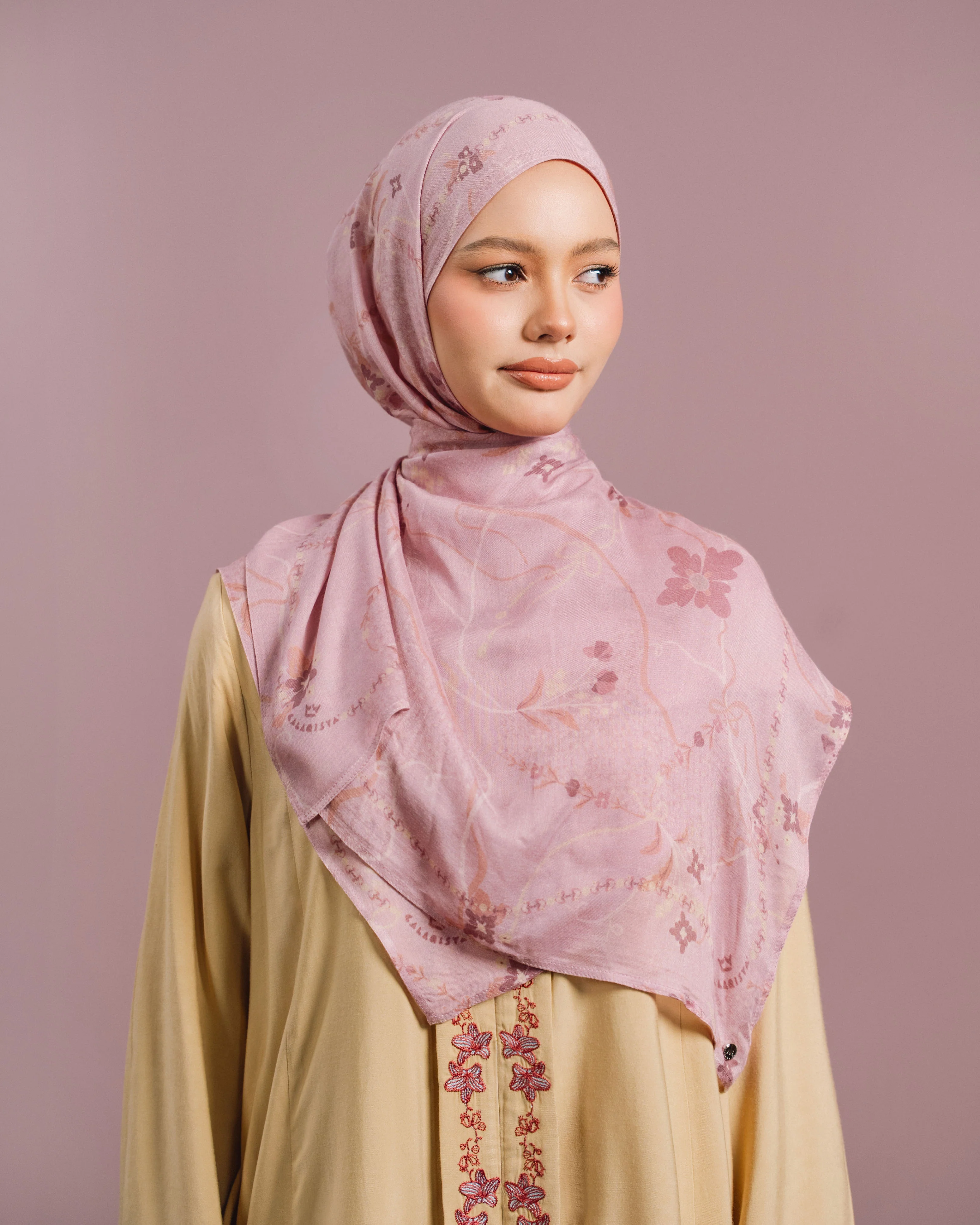BUMI MODAL SHAWL (100% MODAL) IN PINK NECTAR