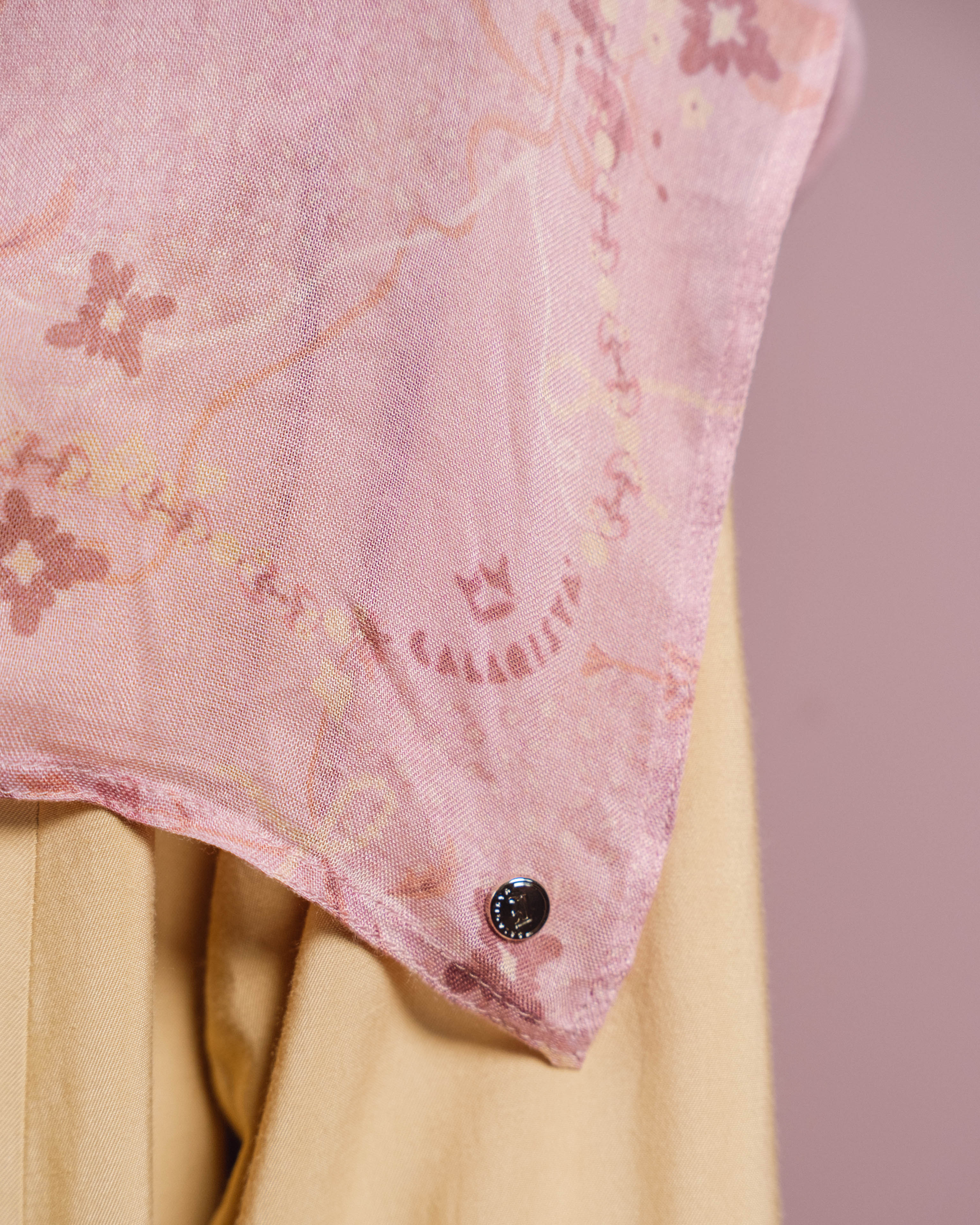 BUMI MODAL SHAWL (100% MODAL) IN PINK NECTAR - Image 3