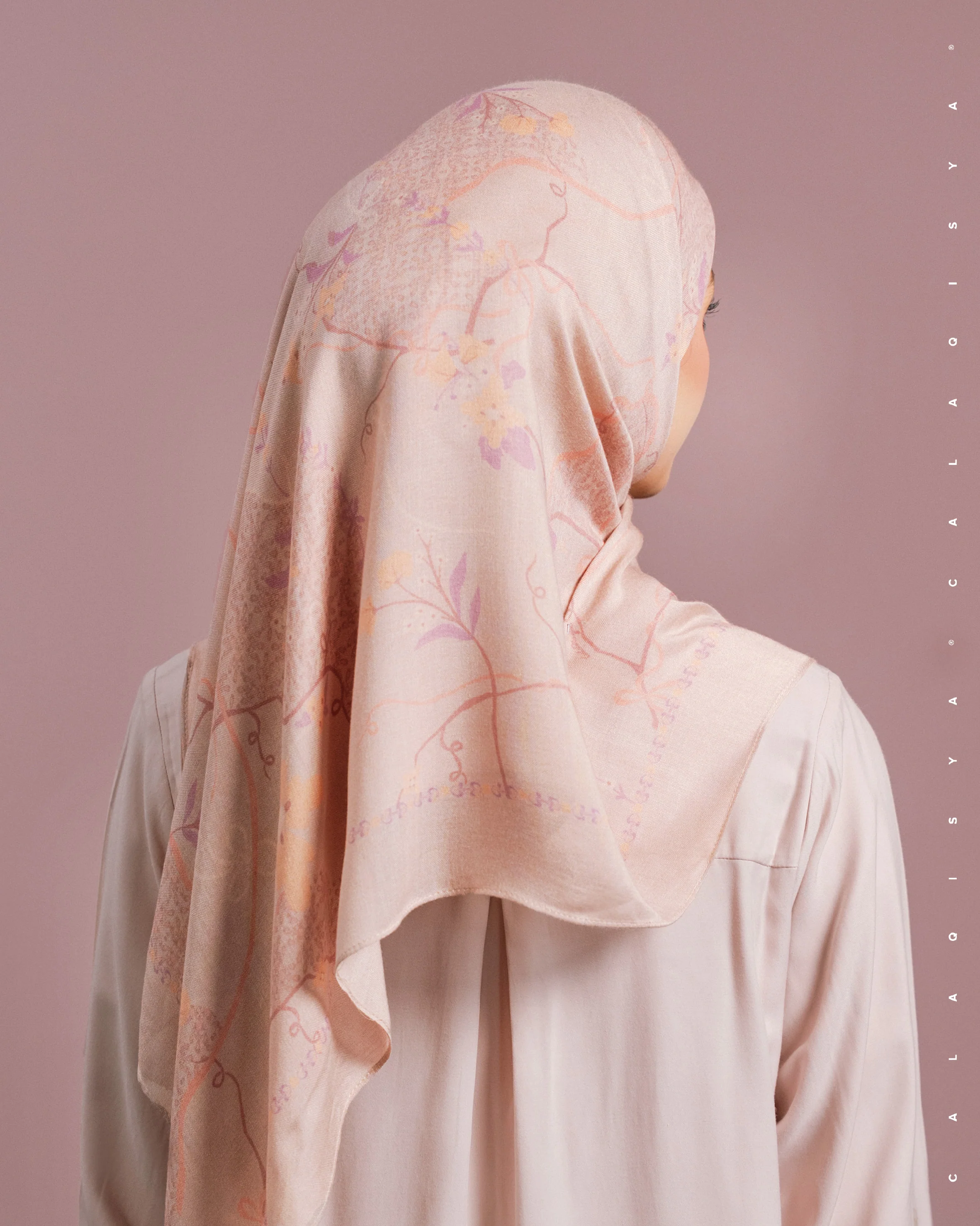 BUMI MODAL SQUARE (100% MODAL) IN CREAM TAN - Image 2