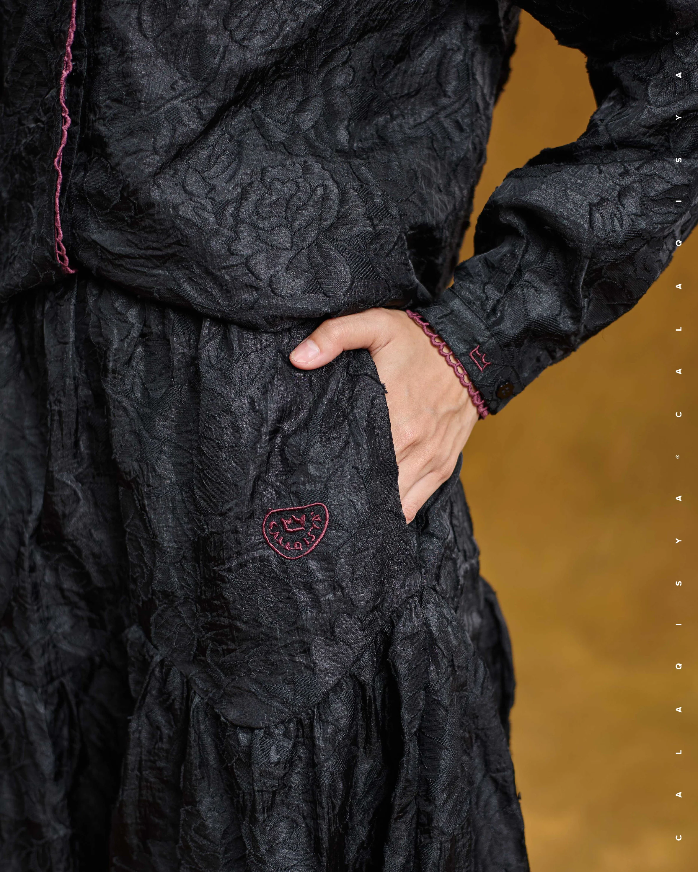 BURROW SKIRT IN BLACK (FULLY LINED) - Image 3