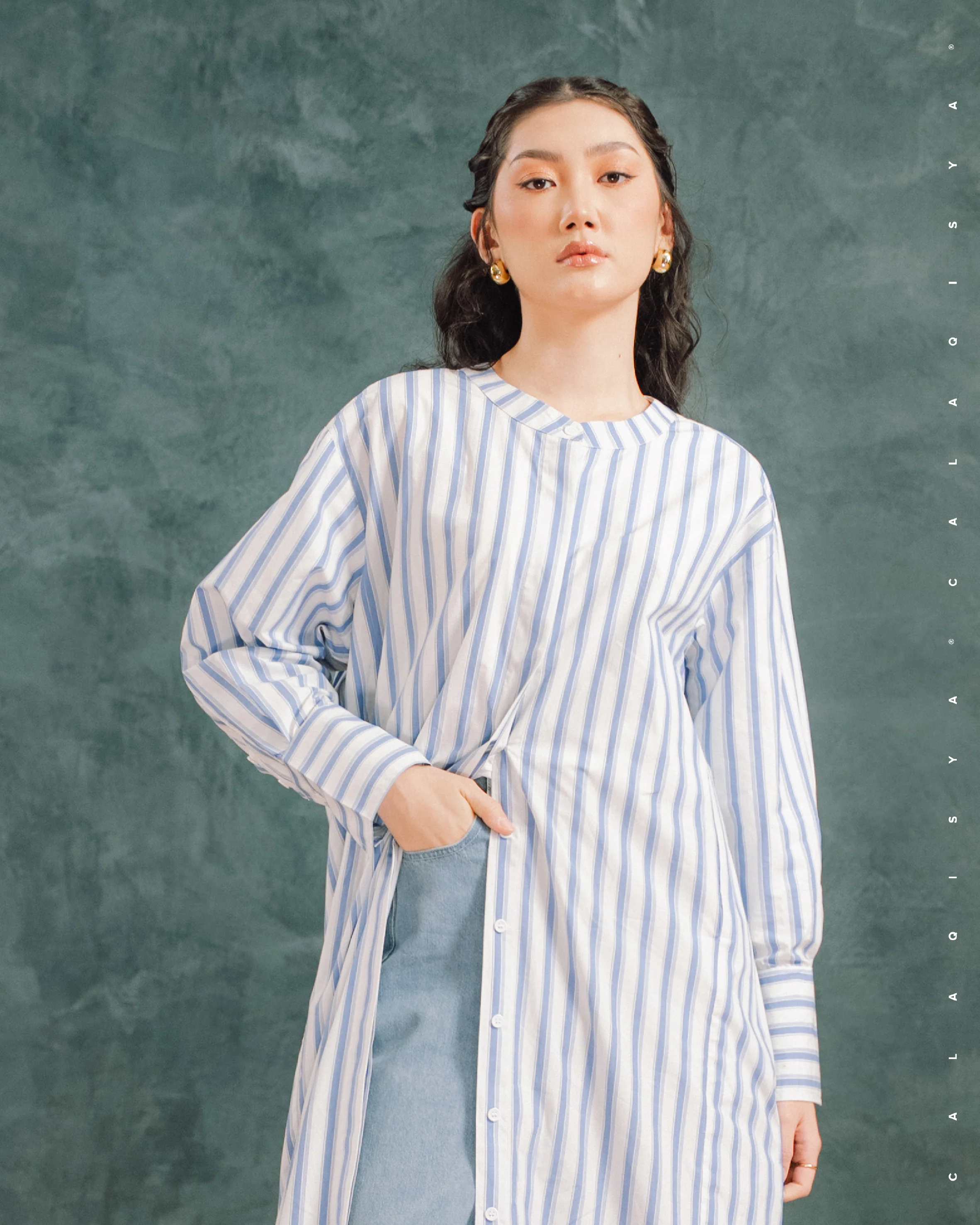 CITRUS STRIPE DRESS 2.0 IN CA02 (FULLY LINED) - Image 4