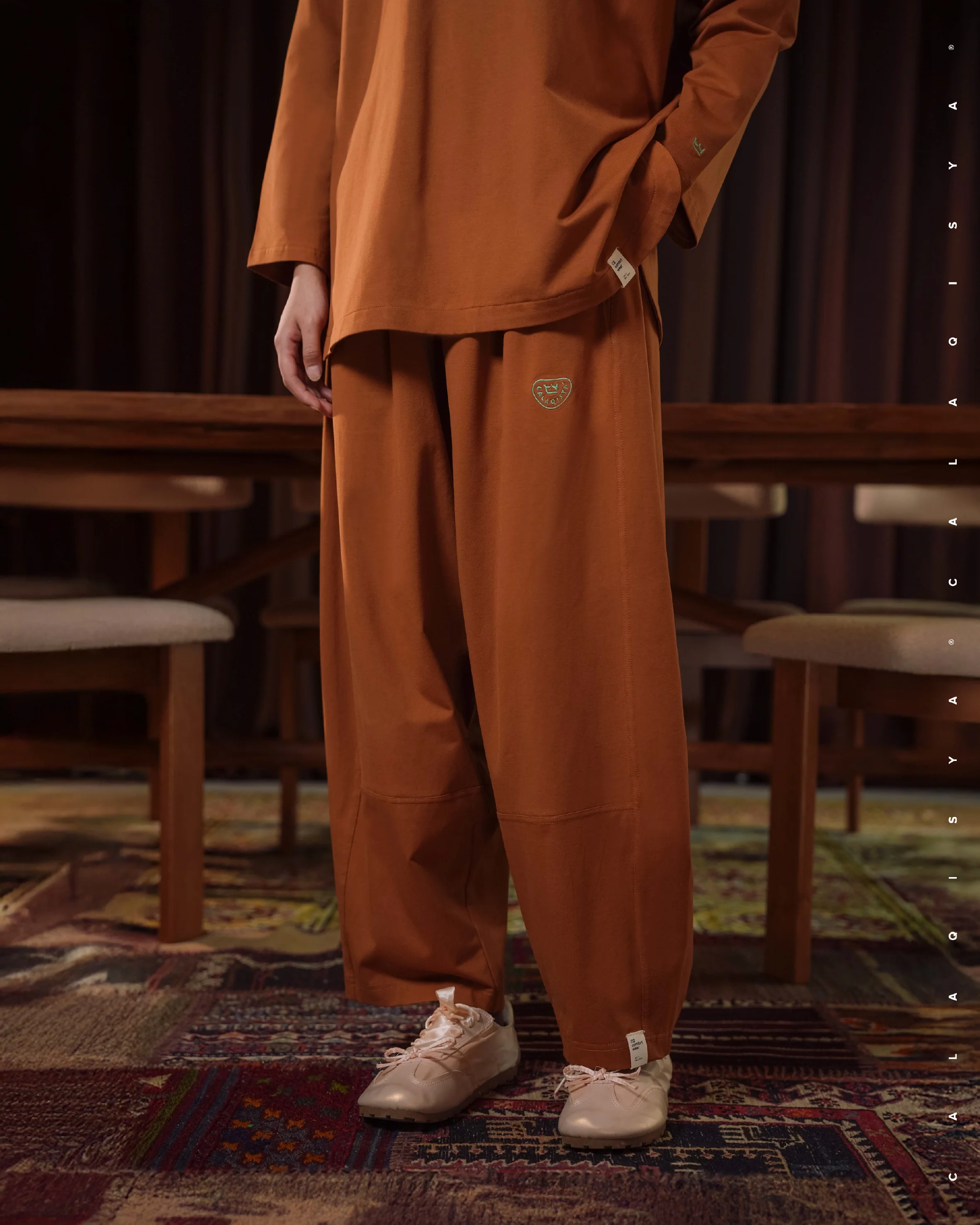 CLOUD COCOON PANTS IN MOCHA BISQUE