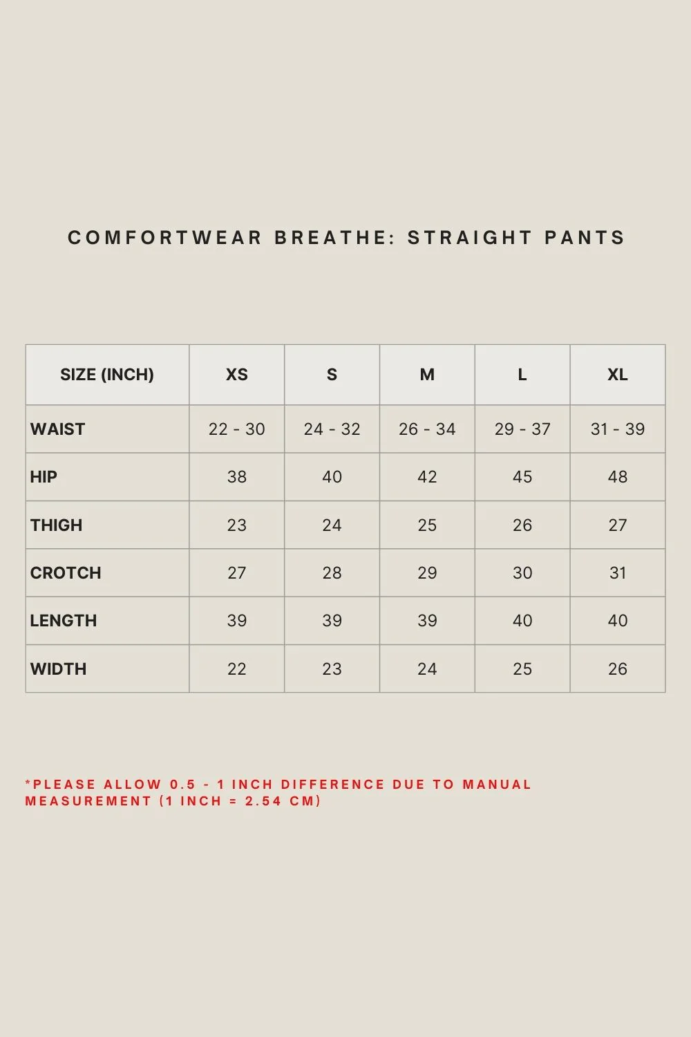 COMFORTWEAR BREATHE: STRAIGHT PANTS IN BUTTERCREAM - Image 5