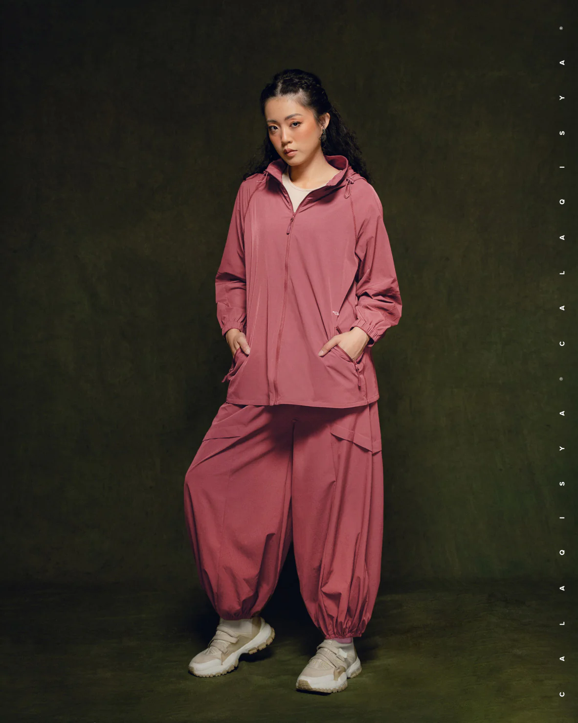 CQ GO : DEUCE PANTS 2.0 IN DESERT ROSE - Image 3