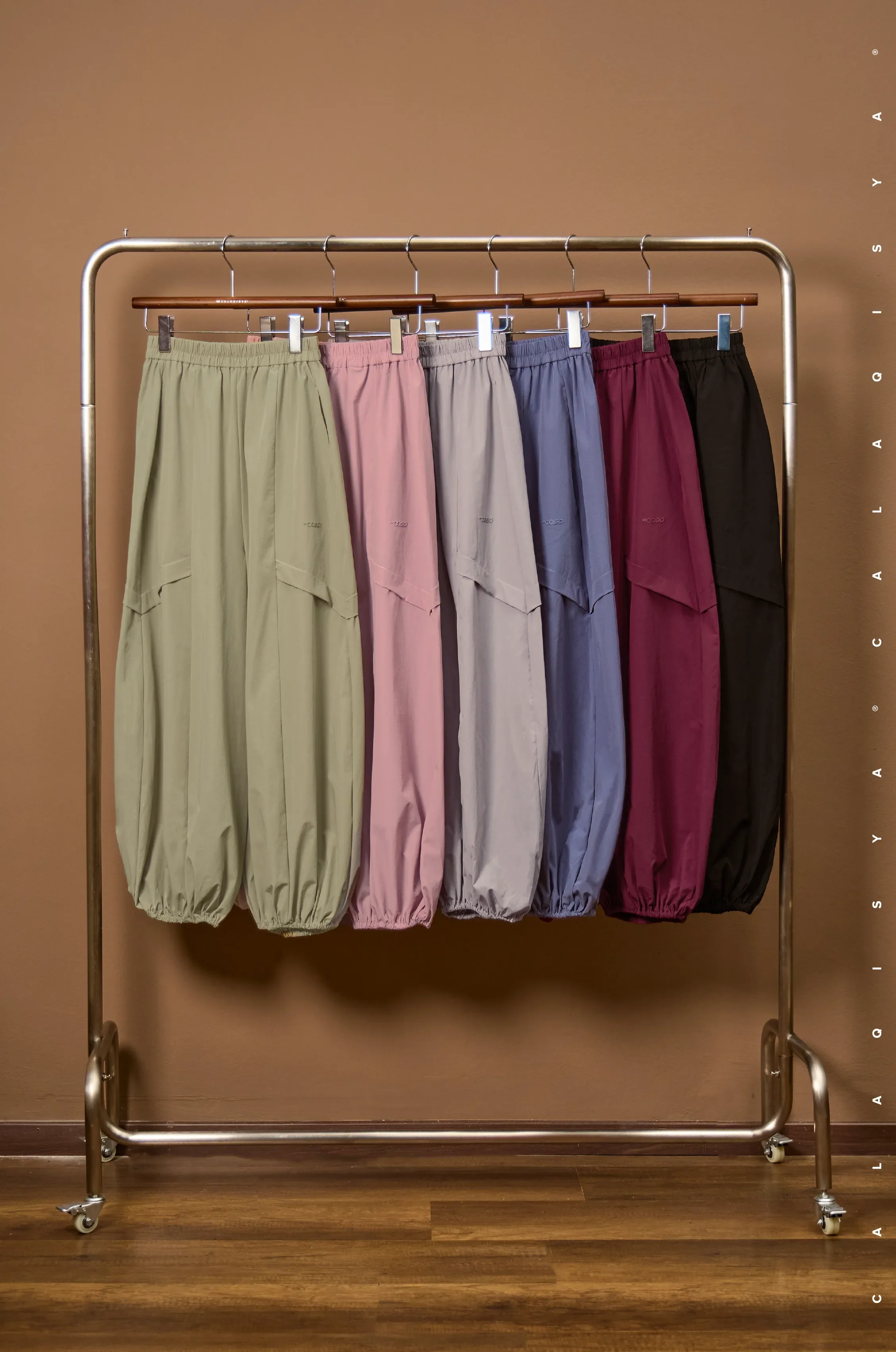 CQ GO : DEUCE PANTS IN SLATE GREEN - Image 4