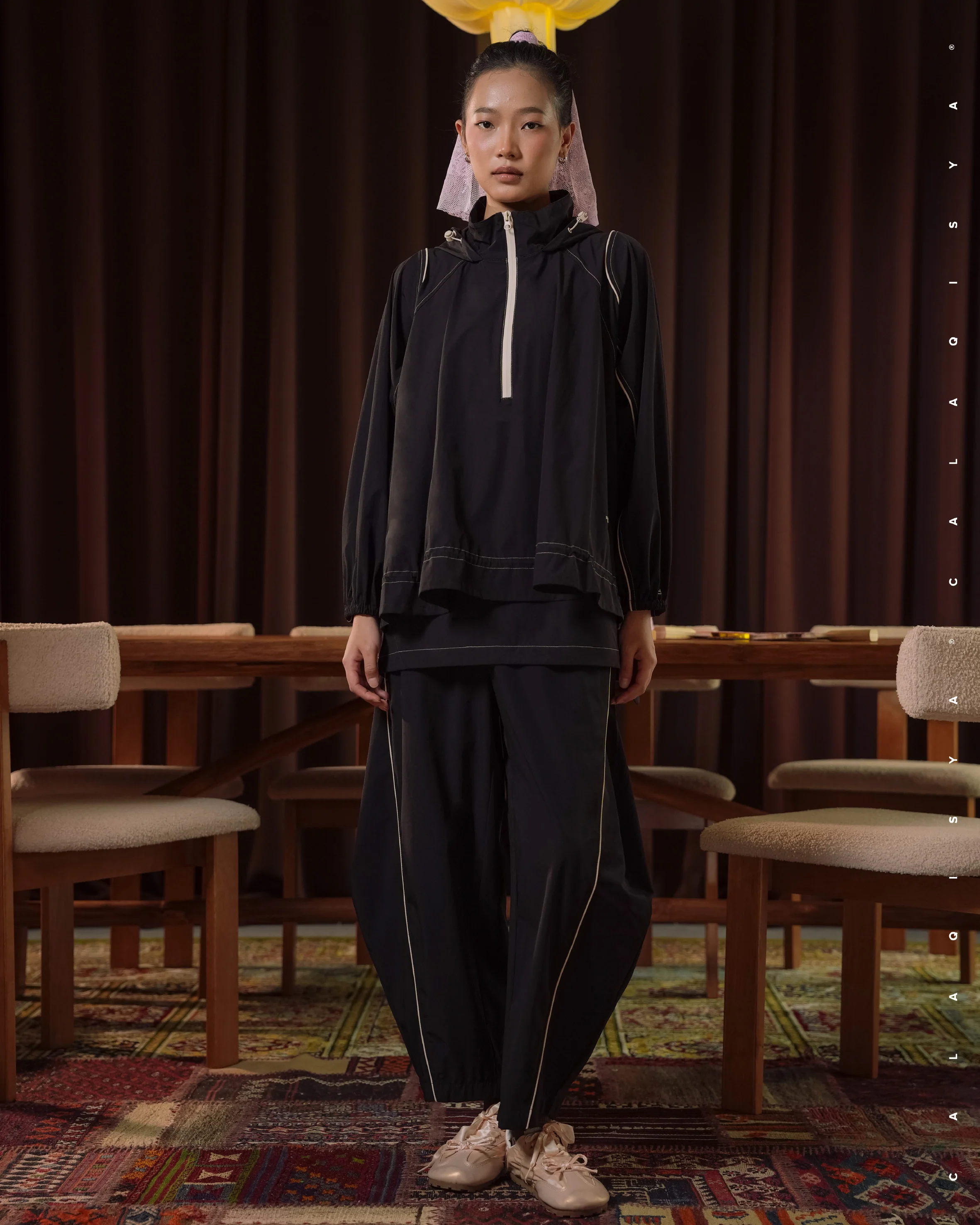 CQ GO FLOW PANTS IN BLACK