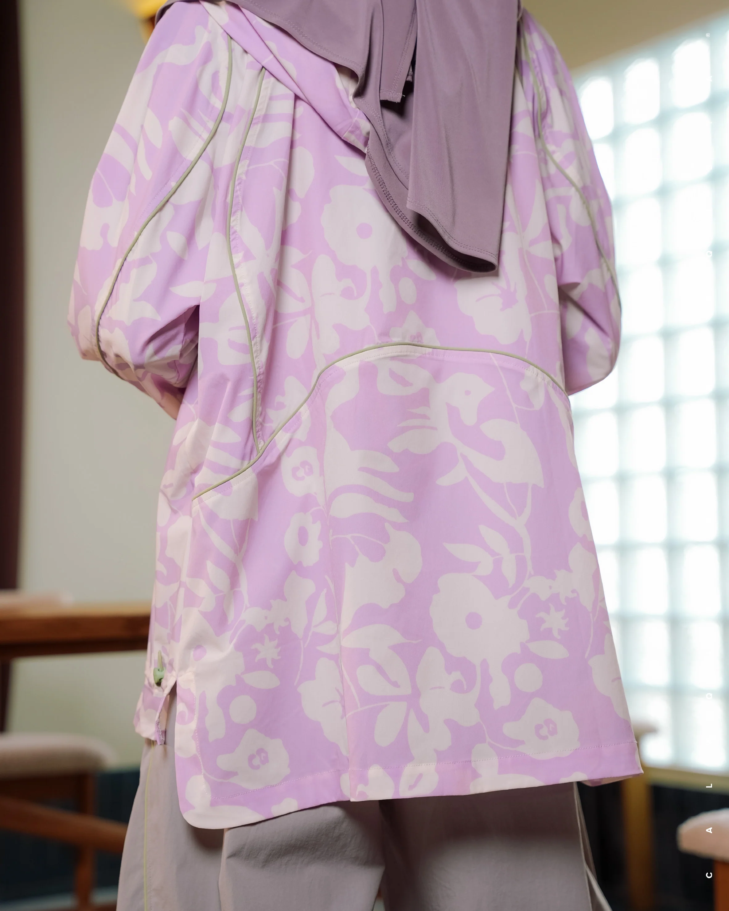 CQ GO QUINN PRINTED PARKA IN PIROUETTE - Image 3