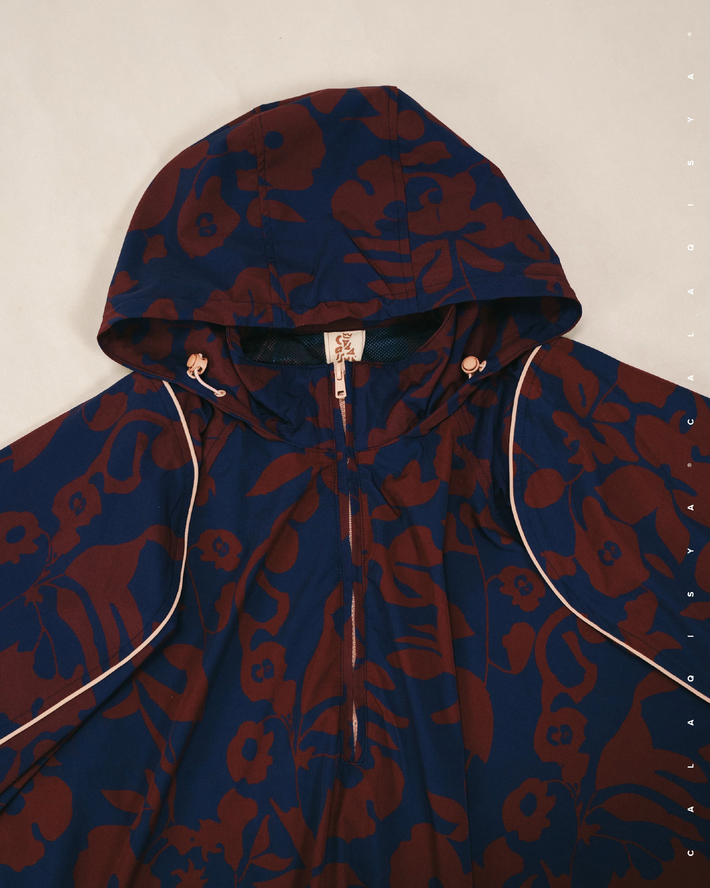 CQ GO QUINN PRINTED PARKA IN PORT ROYALE