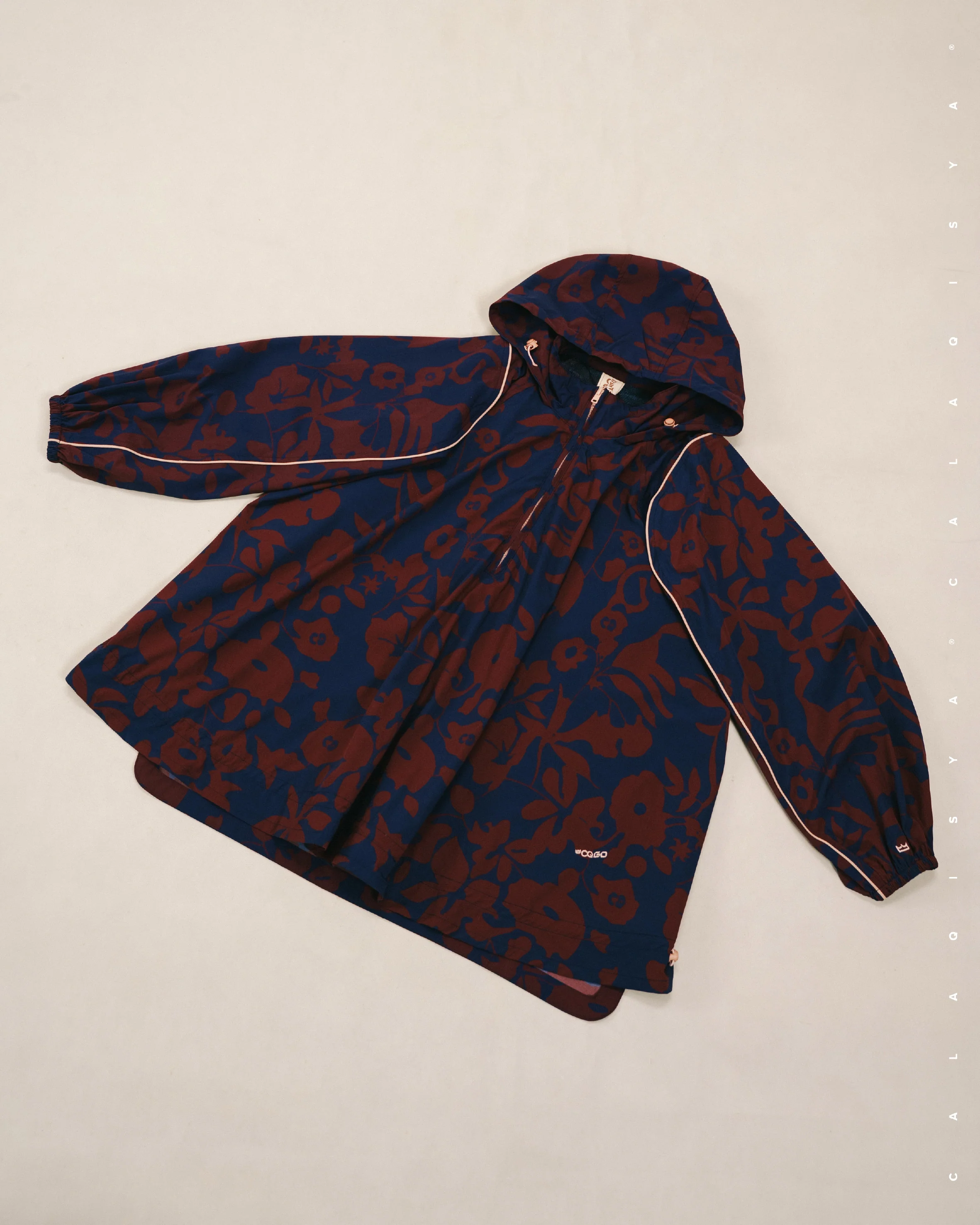 CQ GO QUINN PRINTED PARKA IN PORT ROYALE - Image 3