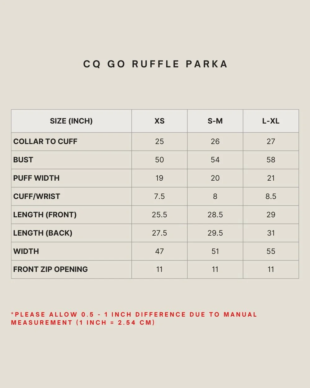 CQ GO RUFFLE PARKA IN BLACK - Image 4