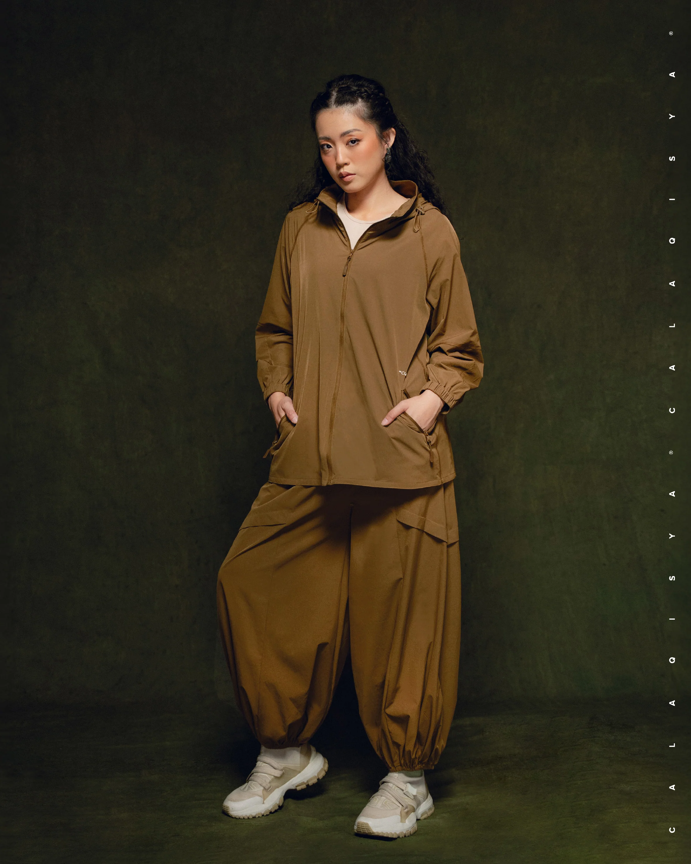CQ GO : SHOOT WINDBREAKER IN BRONZE BROWN - Image 3