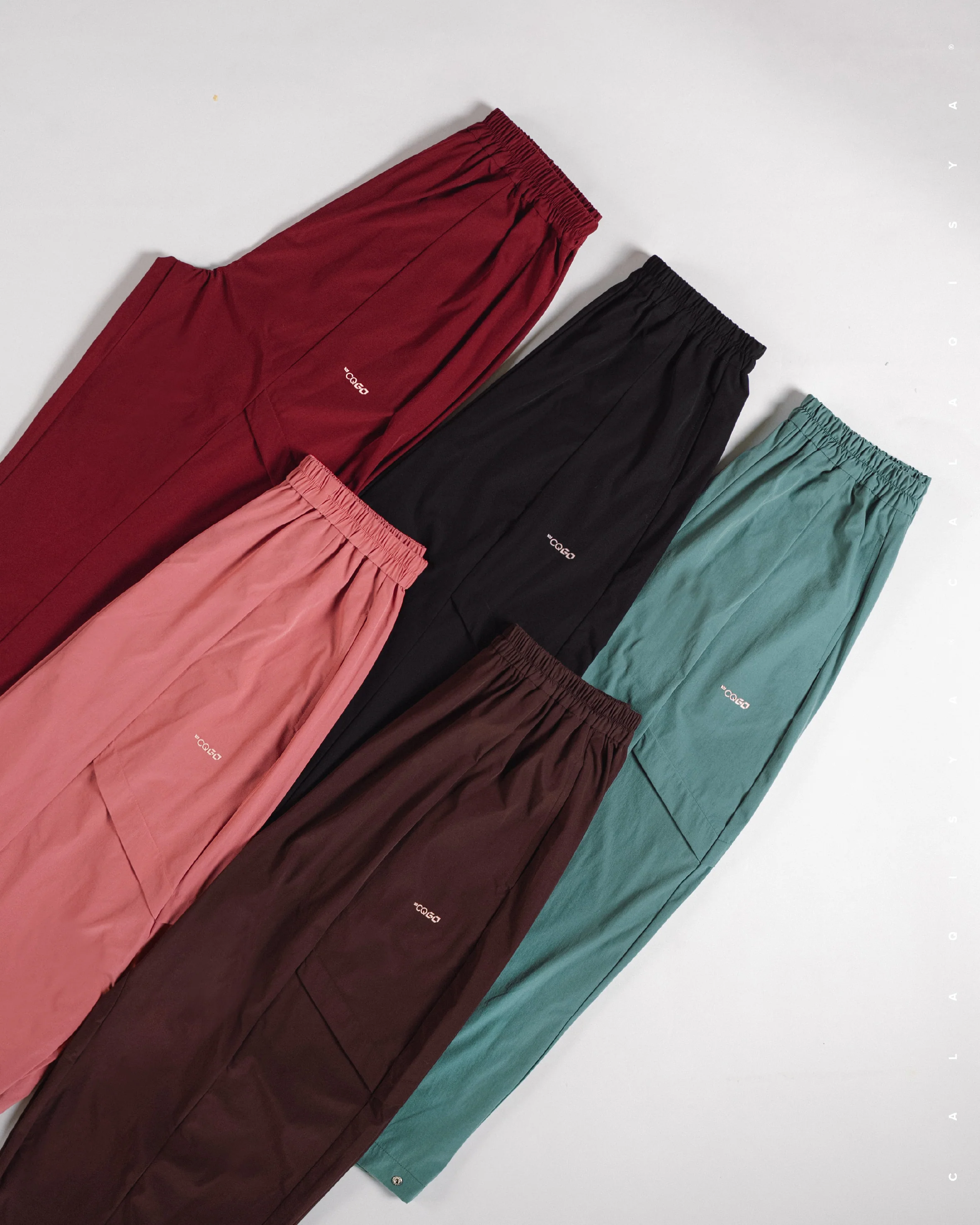 CQ GO WALK TAPERED PANTS IN CABERNET - Image 4