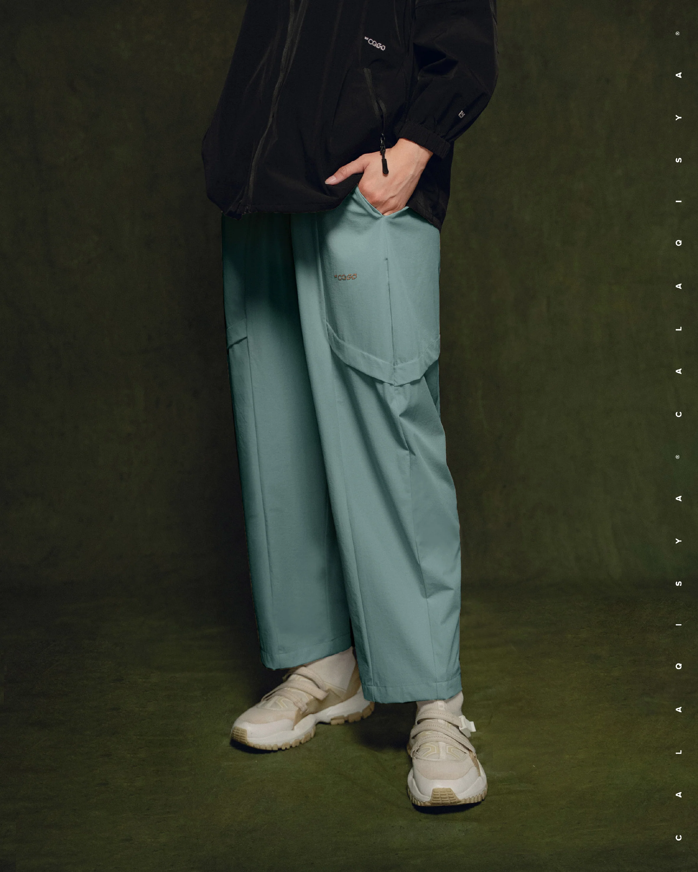 CQ GO WALK TAPERED PANTS IN TROOPER