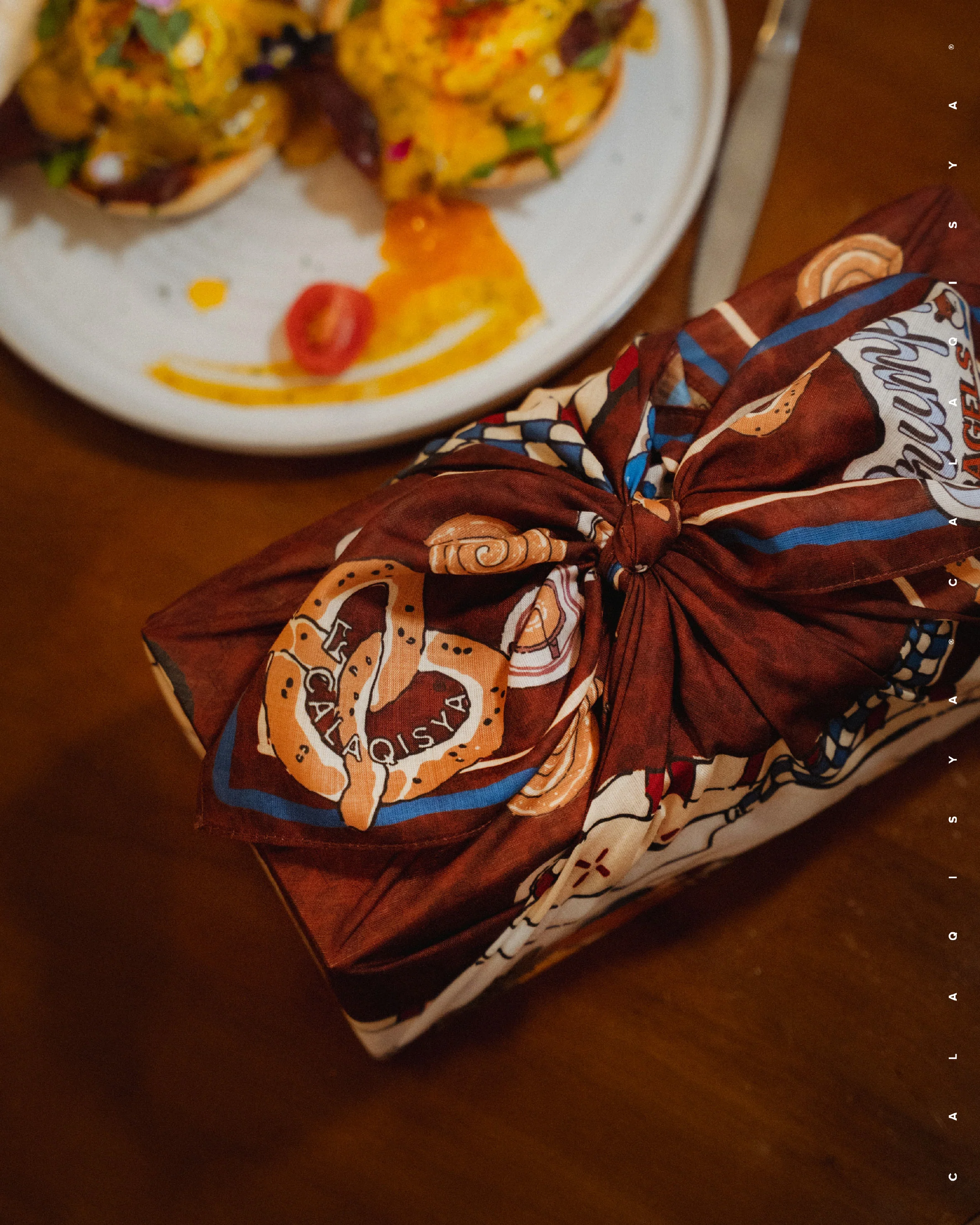 CQ x GRUMPY BAGEL SCARF - Image 2