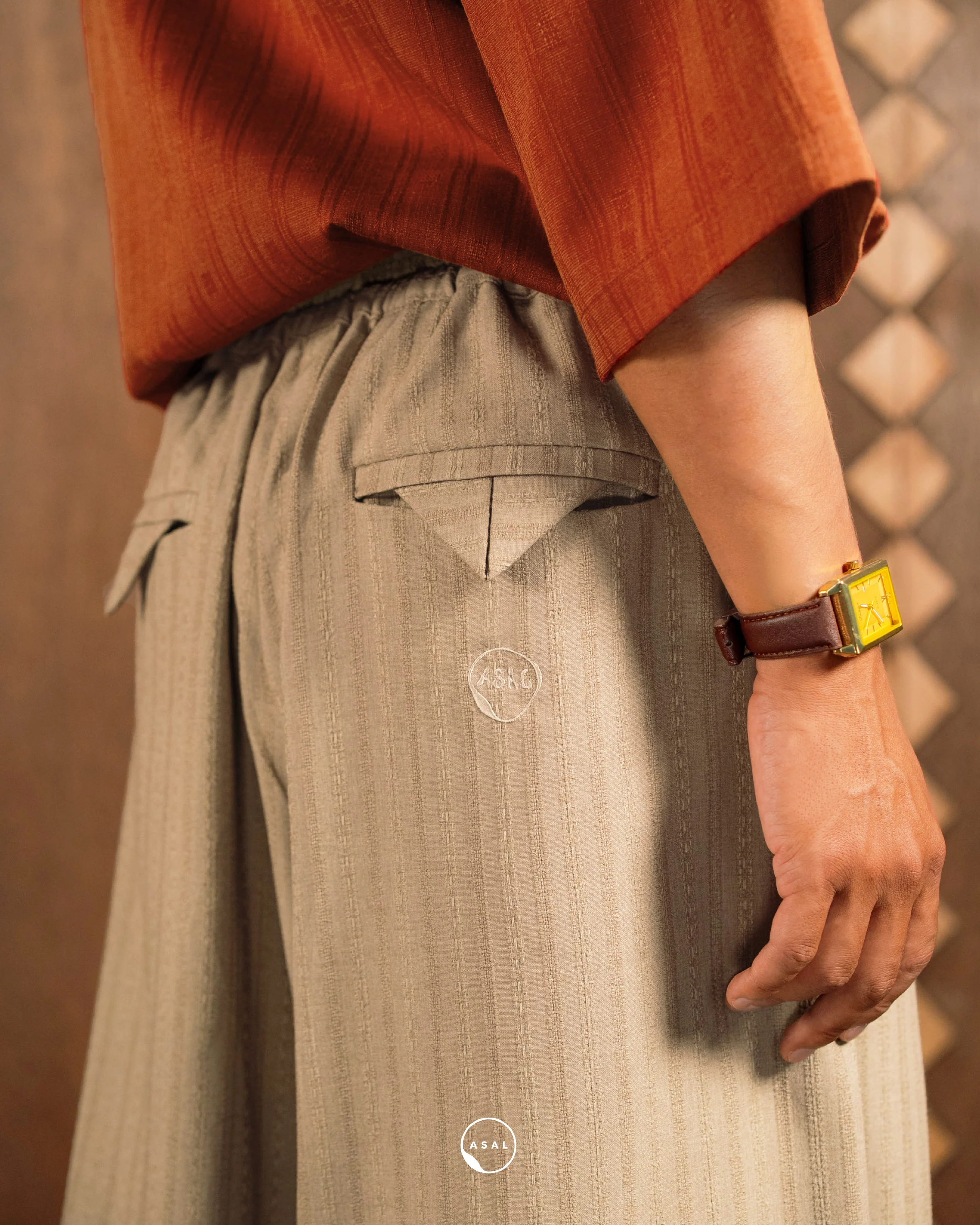 BAKTI PANTS IN TAN - Image 3