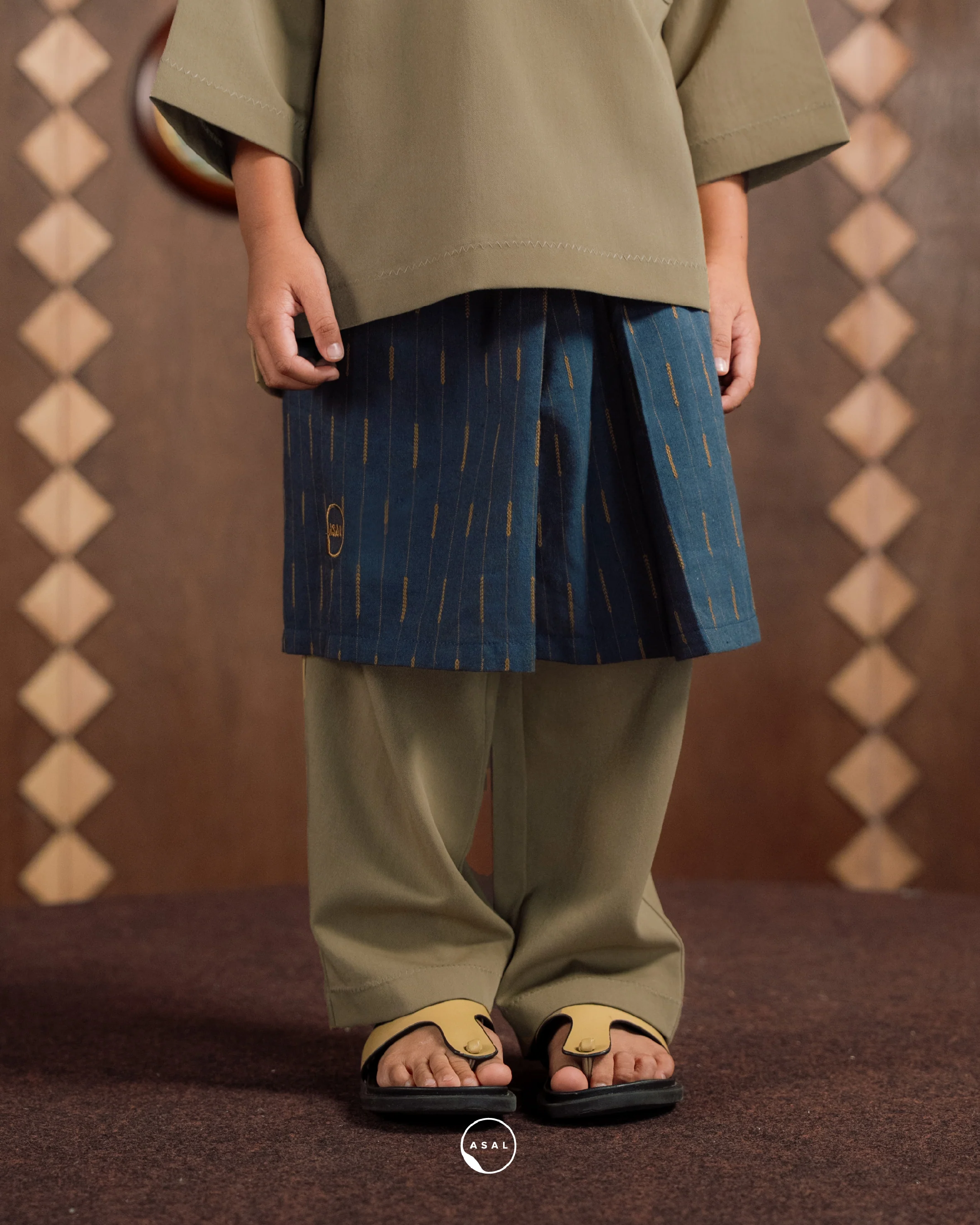 HAKAN STRIPE KIDS (SAMPING) IN GRAPHITE