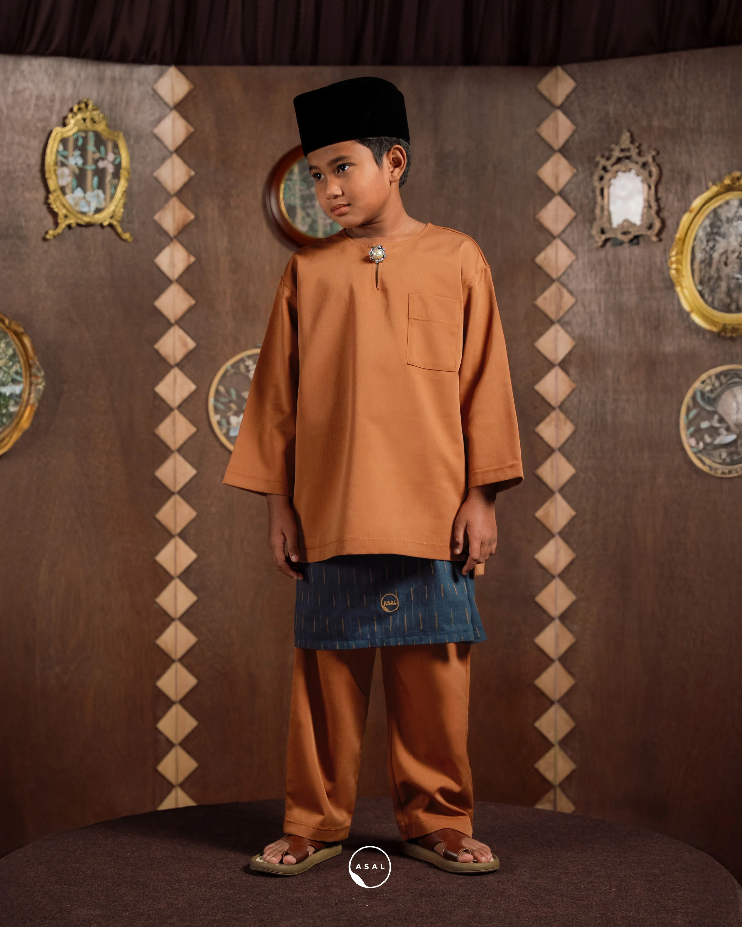 HAKAN STRIPE KIDS (SAMPING) IN GRAPHITE - Image 4